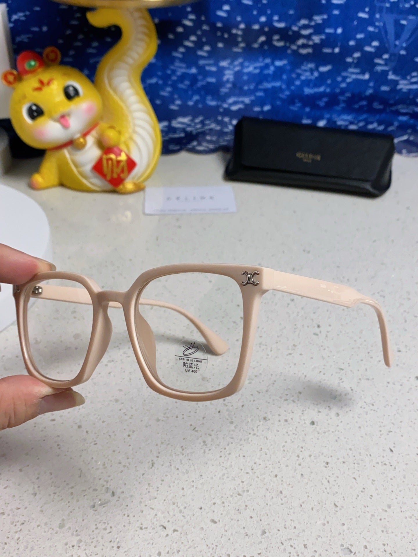 TRIOMPHE SUNGLASSES 563252 IN NUDE ACETATE - Image 4