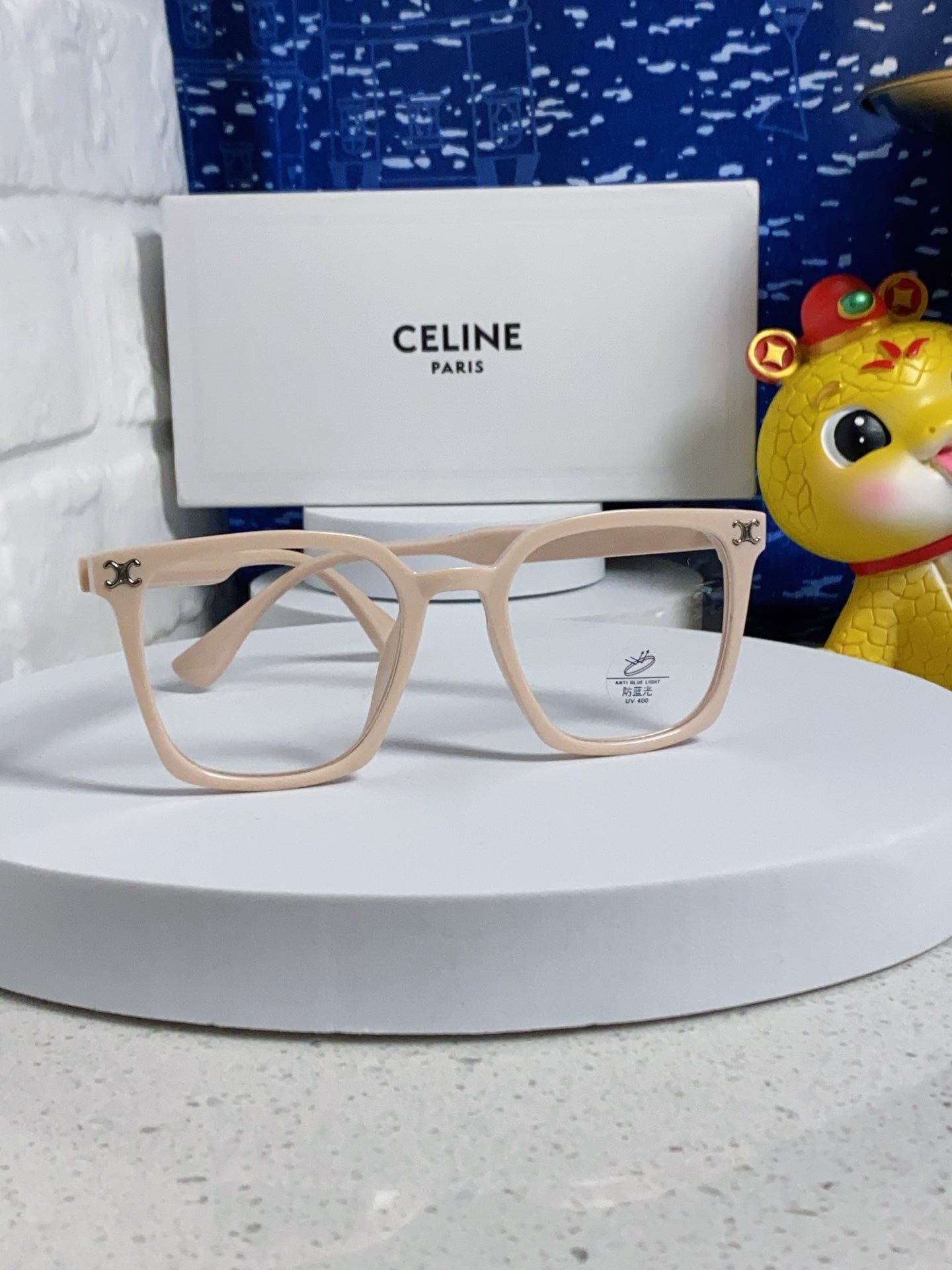 TRIOMPHE SUNGLASSES 563252 IN NUDE ACETATE - Image 7