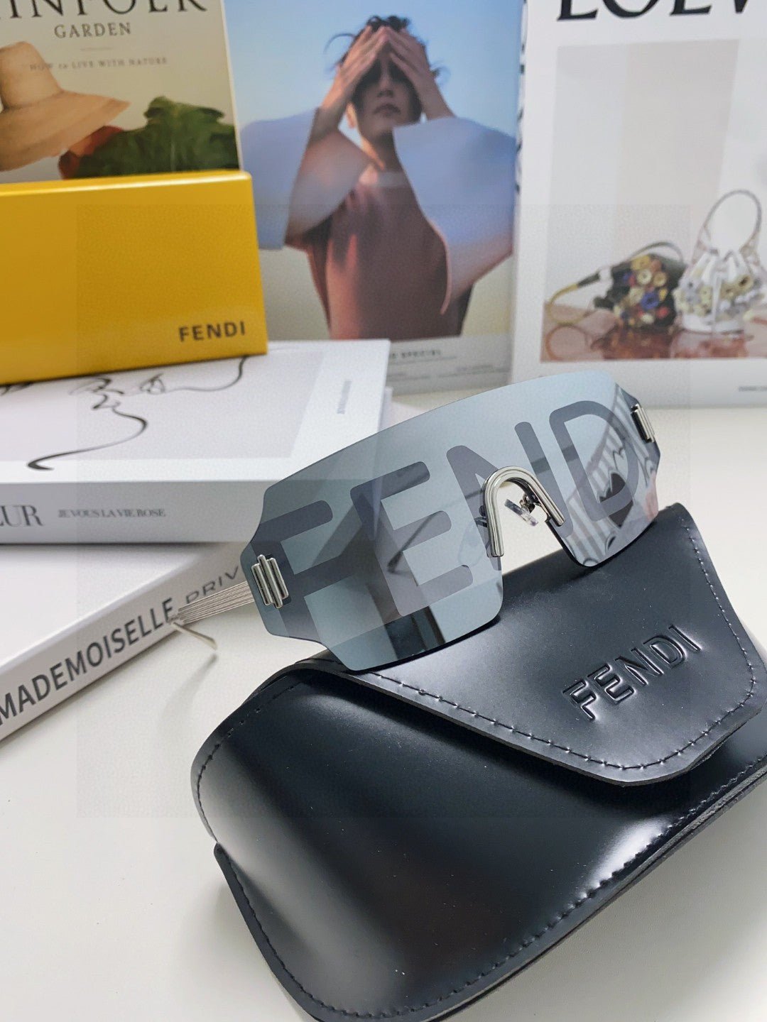 Fendi Acrylic Fiber Lettered Protective Goggles - Image 14