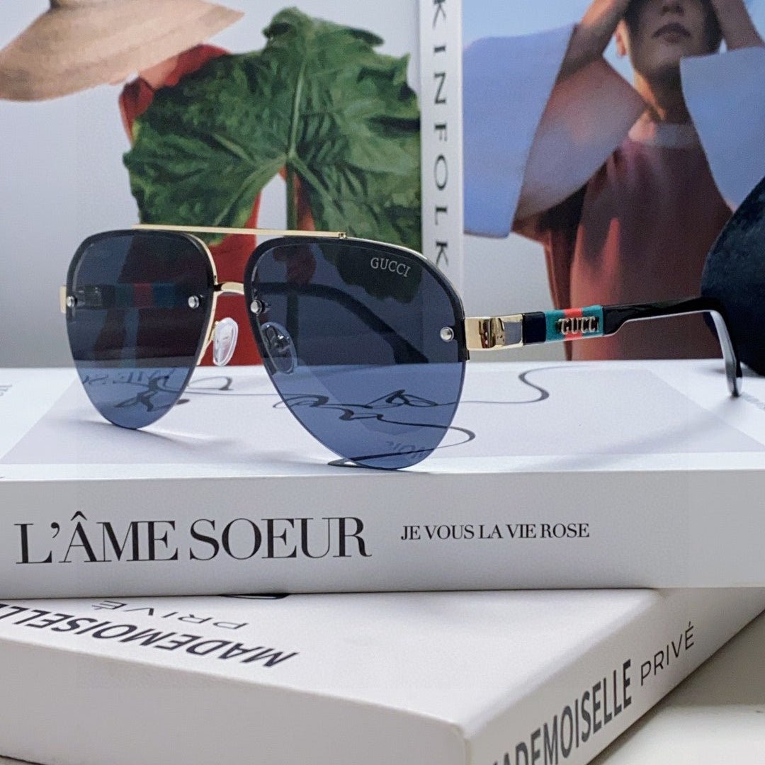 Alternative view of Gucci Gold Frame Sunglasses