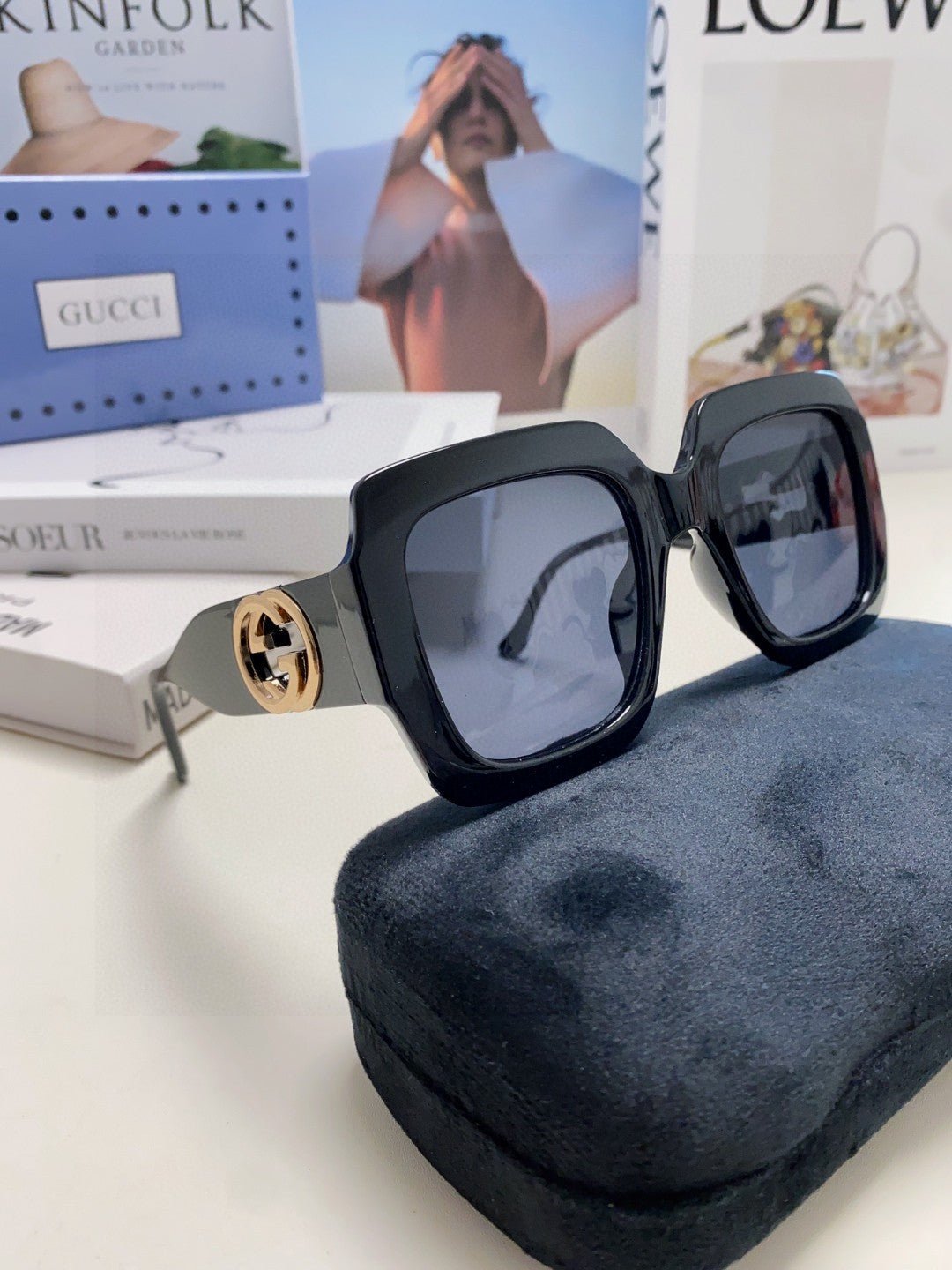 SQUARE FRAME SUNGLASSES GG0178S IN ACETATE EMBOSSED LOGO - Image 14