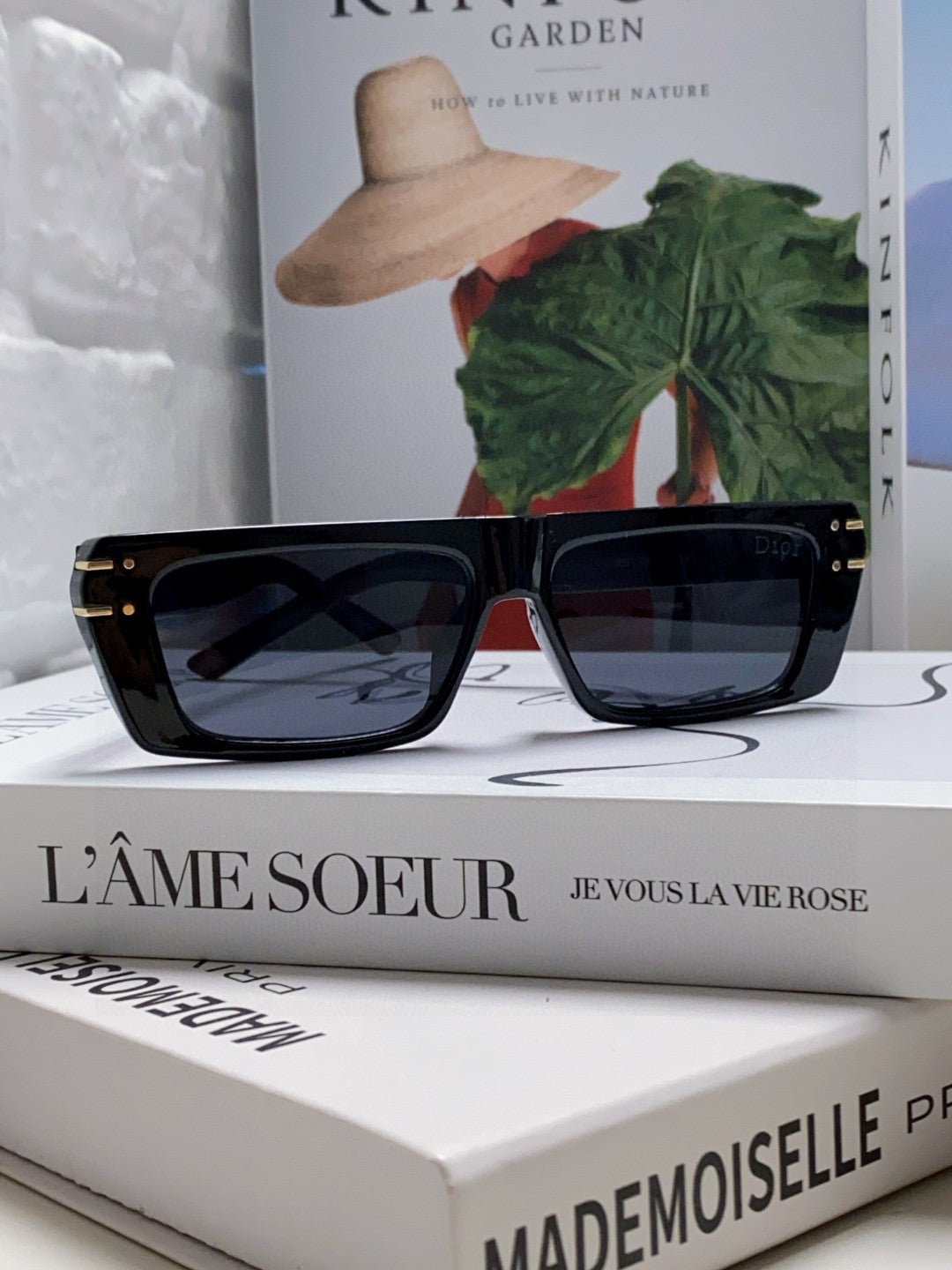 Alternative view of DIOR SIGNATURE SUNGLASS 571588 IN BLACK ACETATE