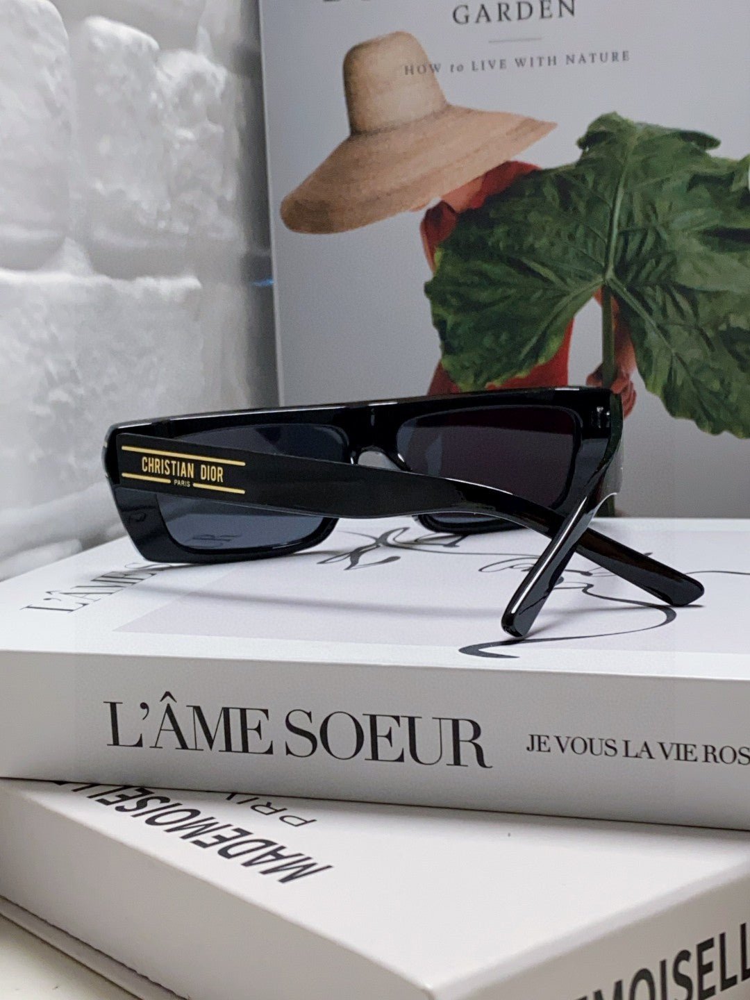 DIOR SIGNATURE SUNGLASS 571588 IN BLACK ACETATE - Image 4
