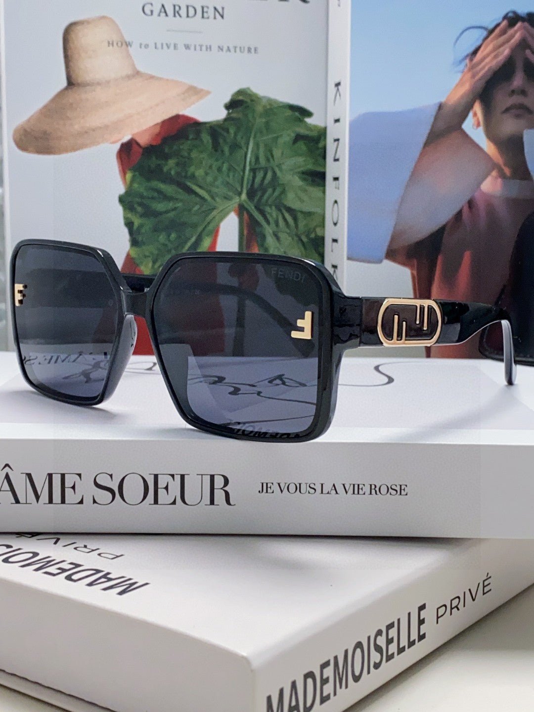 Alternative view of FENDI Large Frame F Sunglasses
