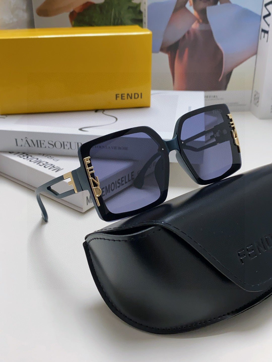 FENDI Large Frame Letter Eyeglass Lenses - Image 7