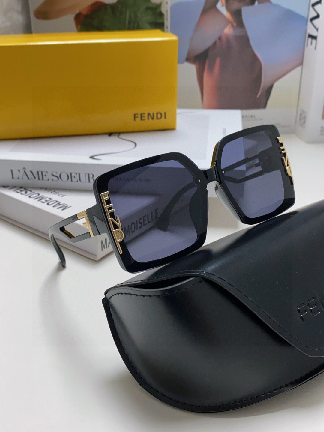 FENDI Large Frame Letter Eyeglass Lenses - Image 9