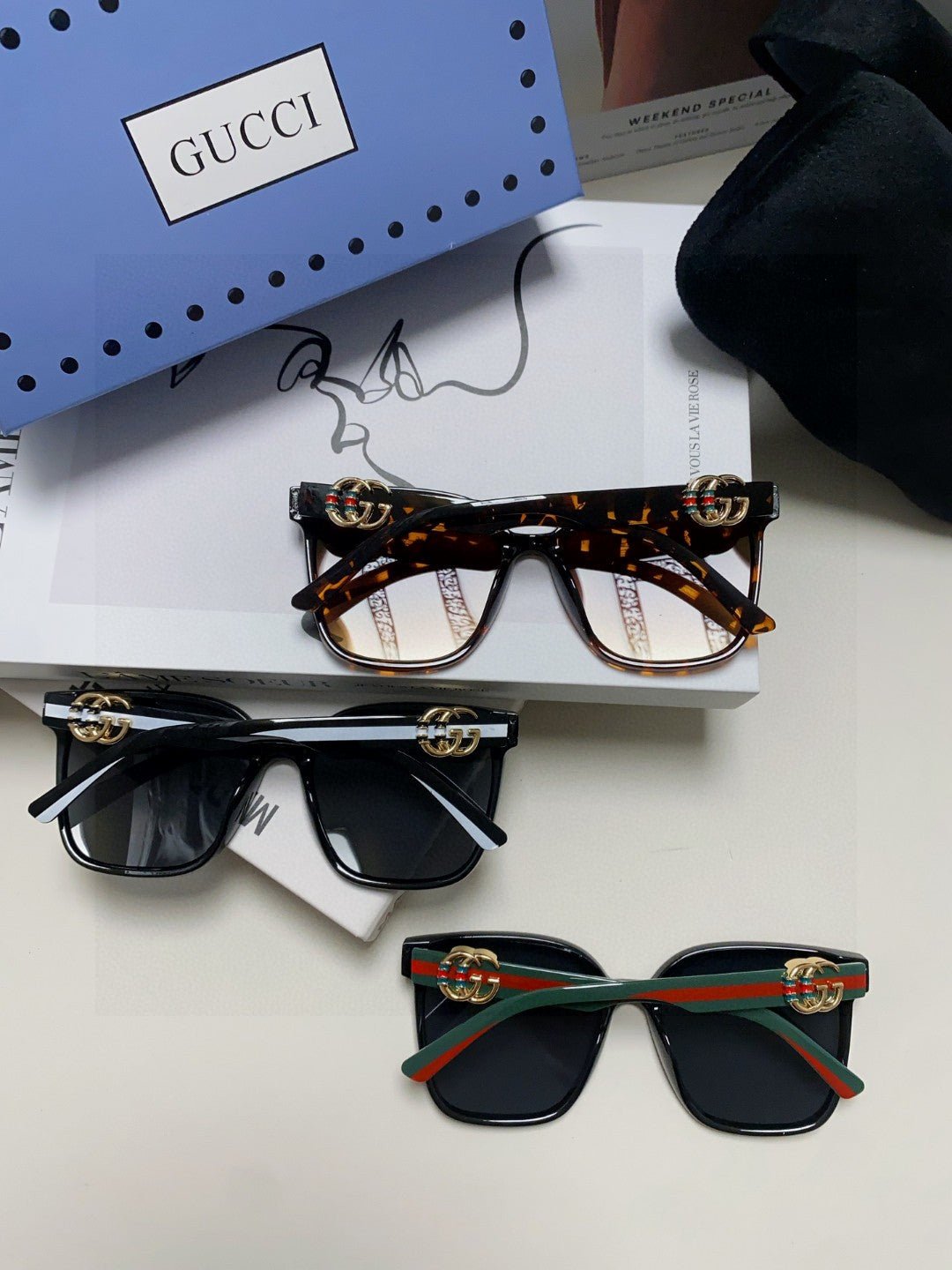Gucci Tortoise Gradient Sunglasses - Image 20