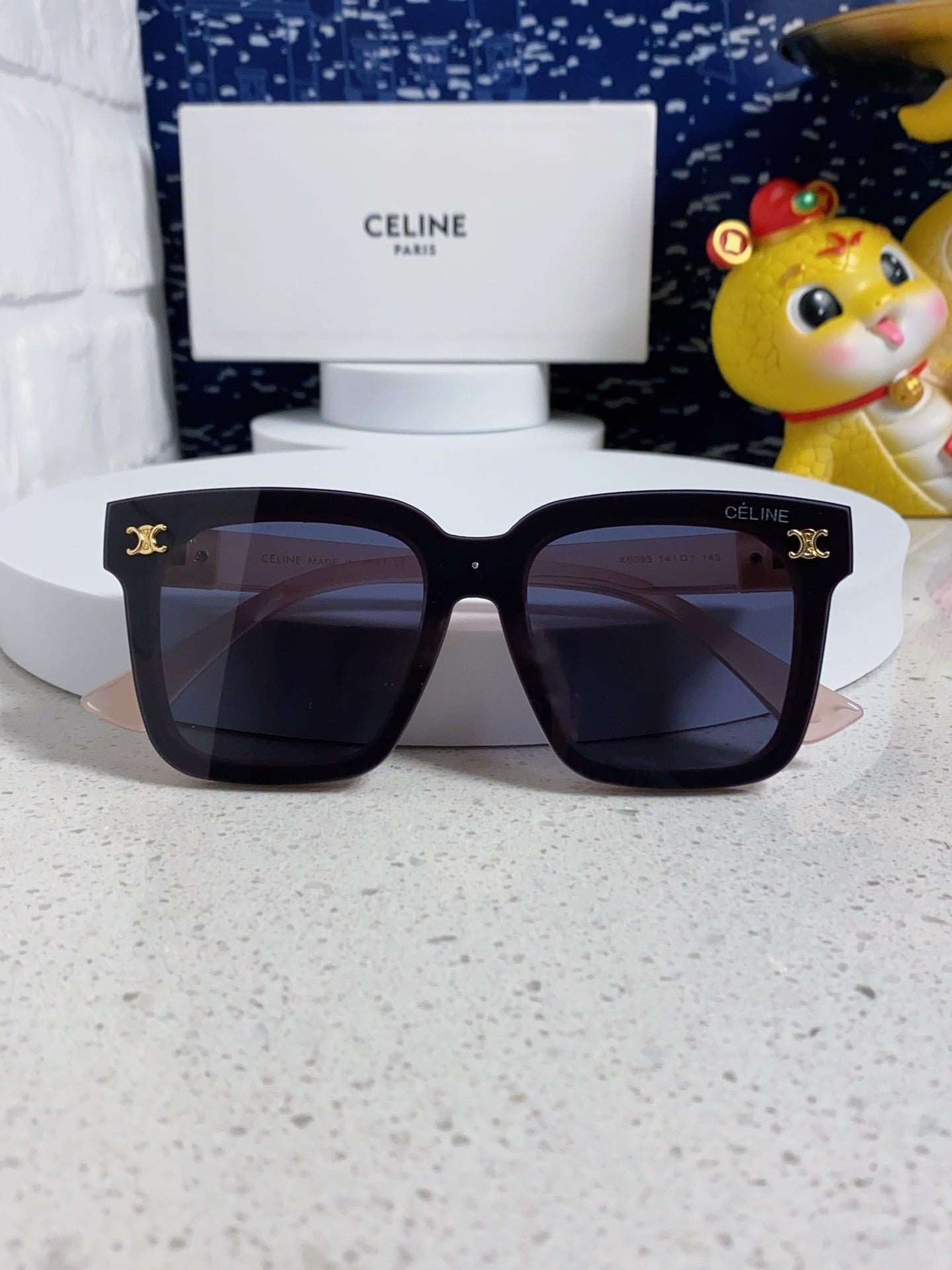 TRIOMPHE SUNGLASSES 548634 IN PINK ACETATE - Image 6