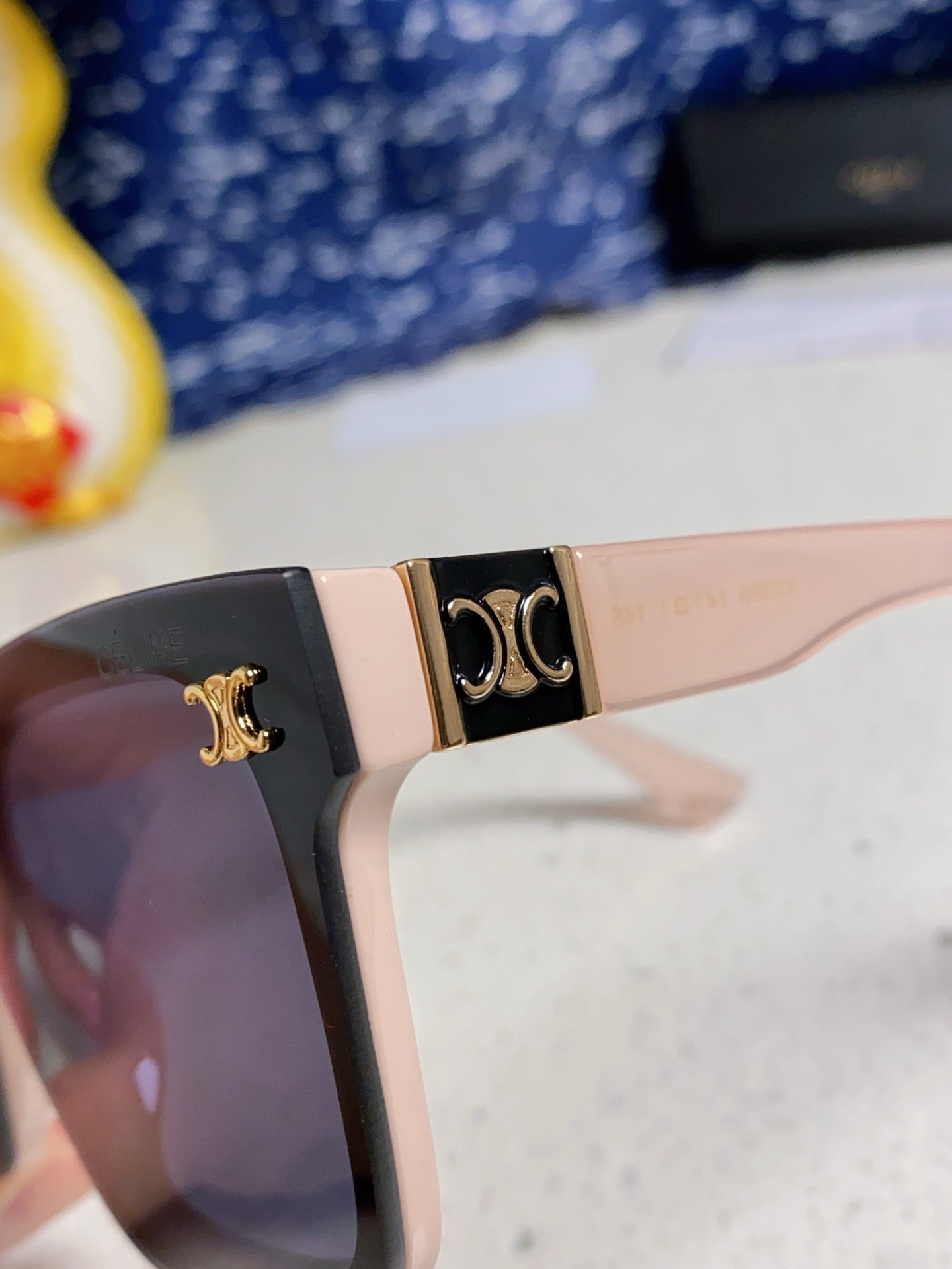 TRIOMPHE SUNGLASSES 548634 IN PINK ACETATE - Image 7
