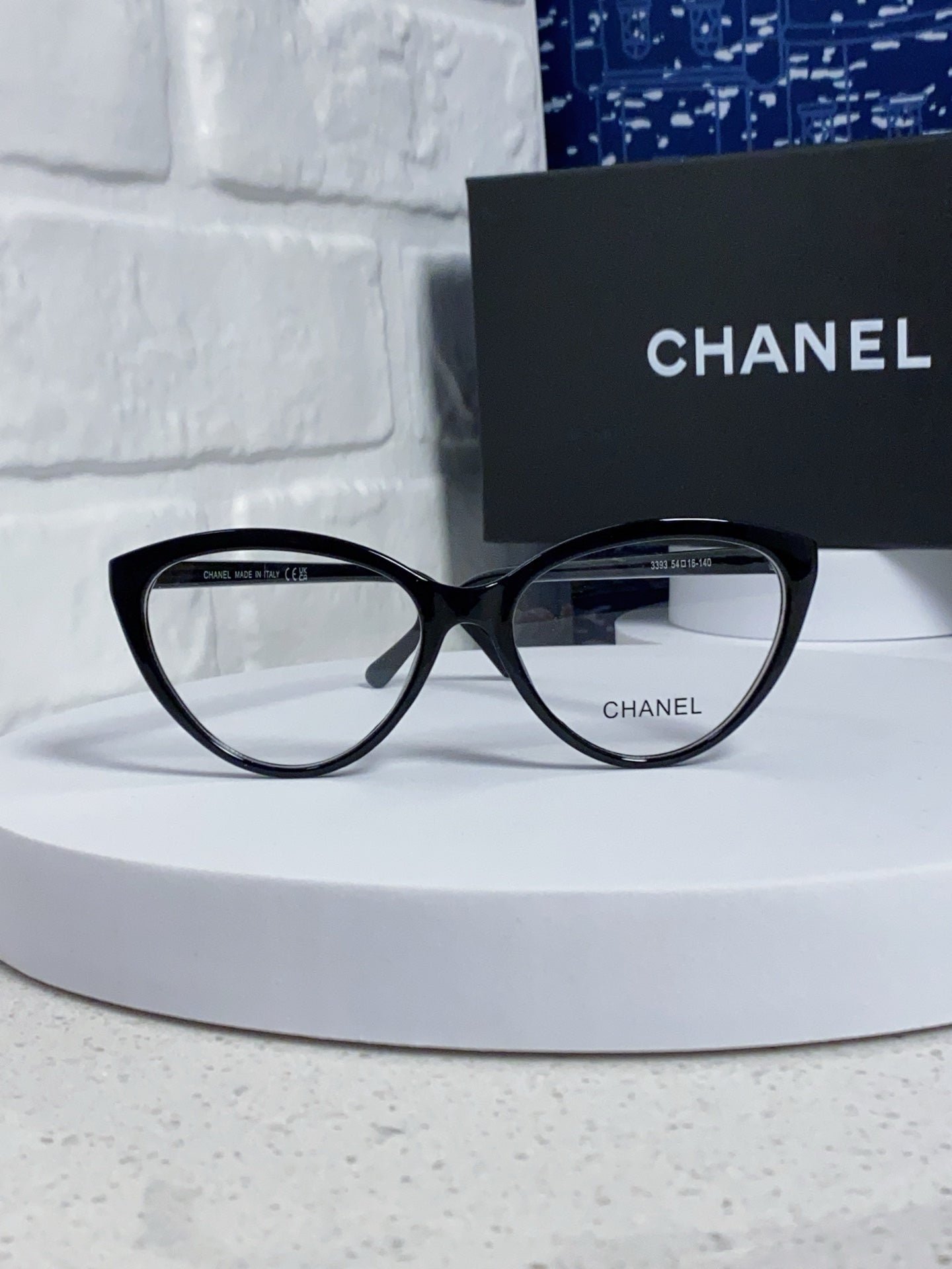 Chanel Black Cat-eye Optical Glasses - Image 5