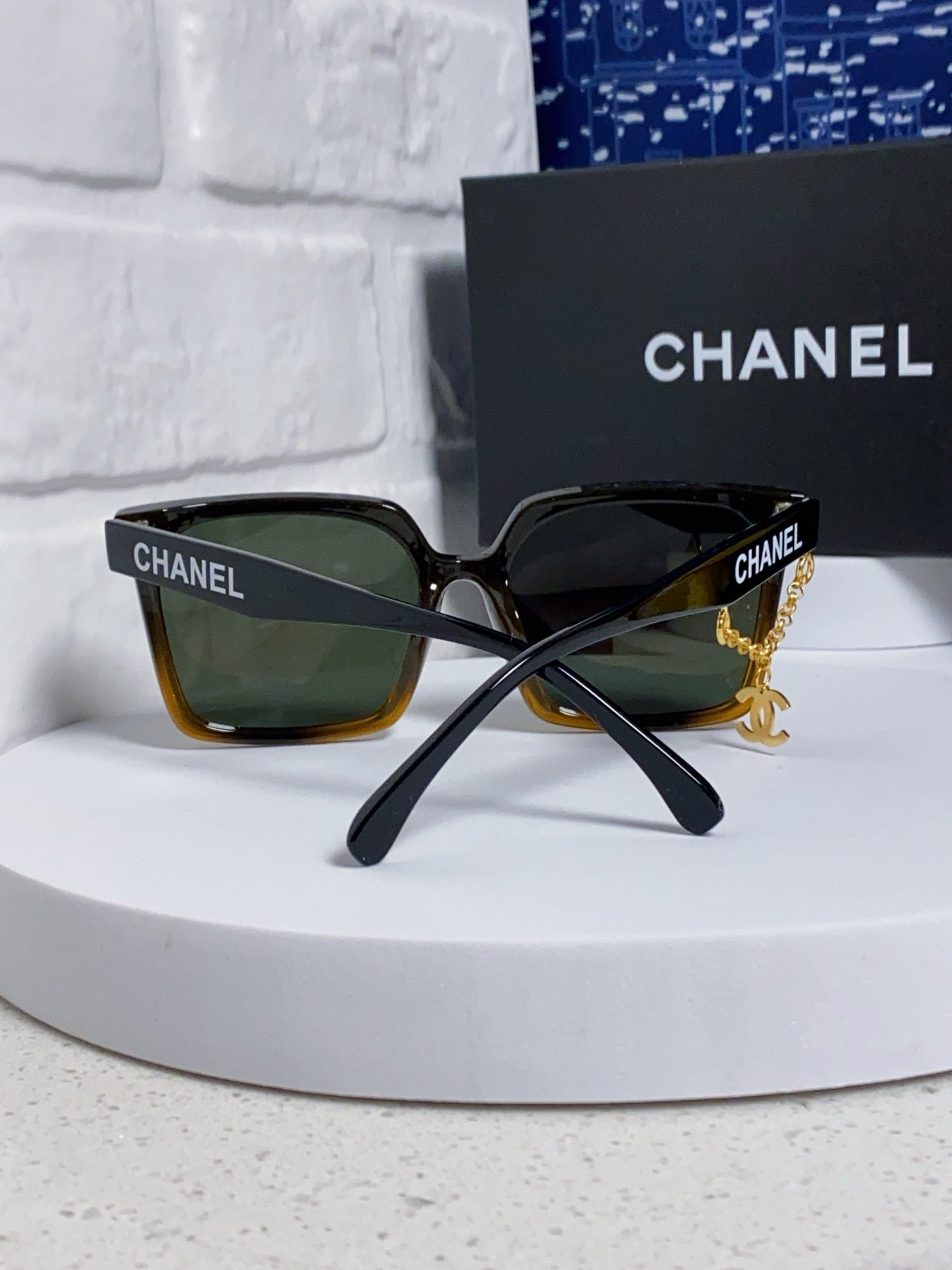 Chanel Square Acetate Sunglasses - Image 5