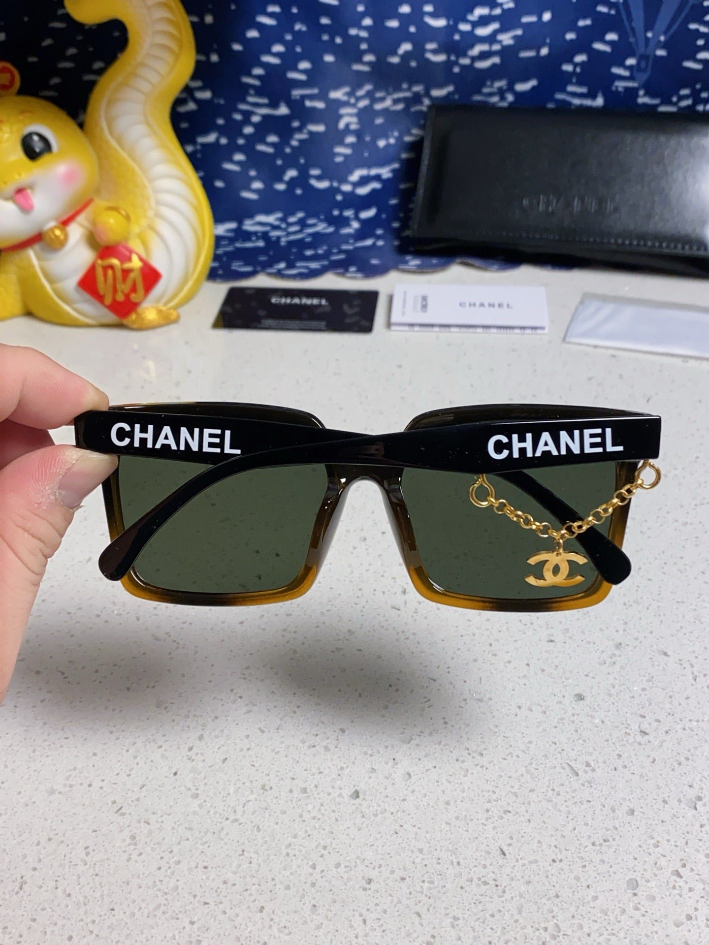 Chanel Square Acetate Sunglasses - Image 3