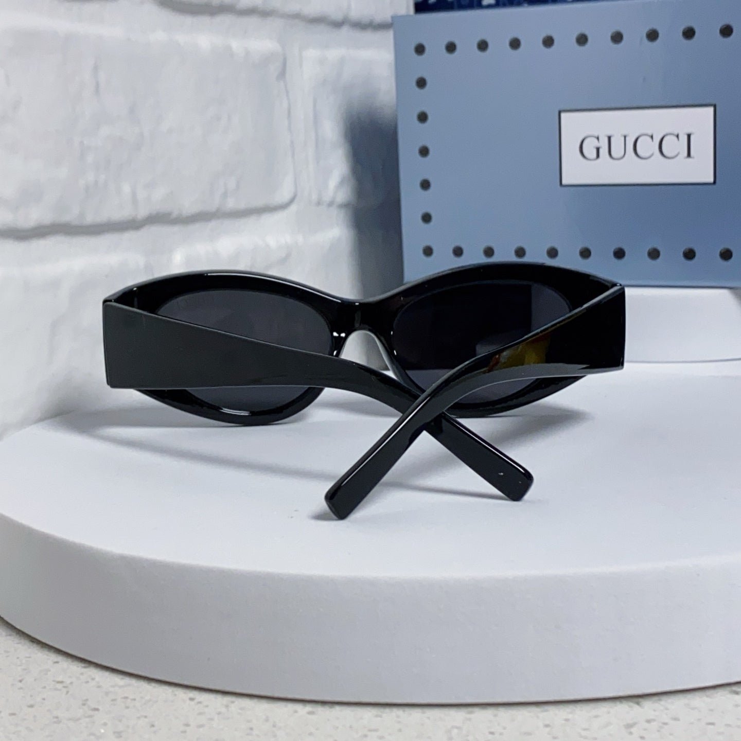 Gucci Blue Acetate Sunglasses - Image 8