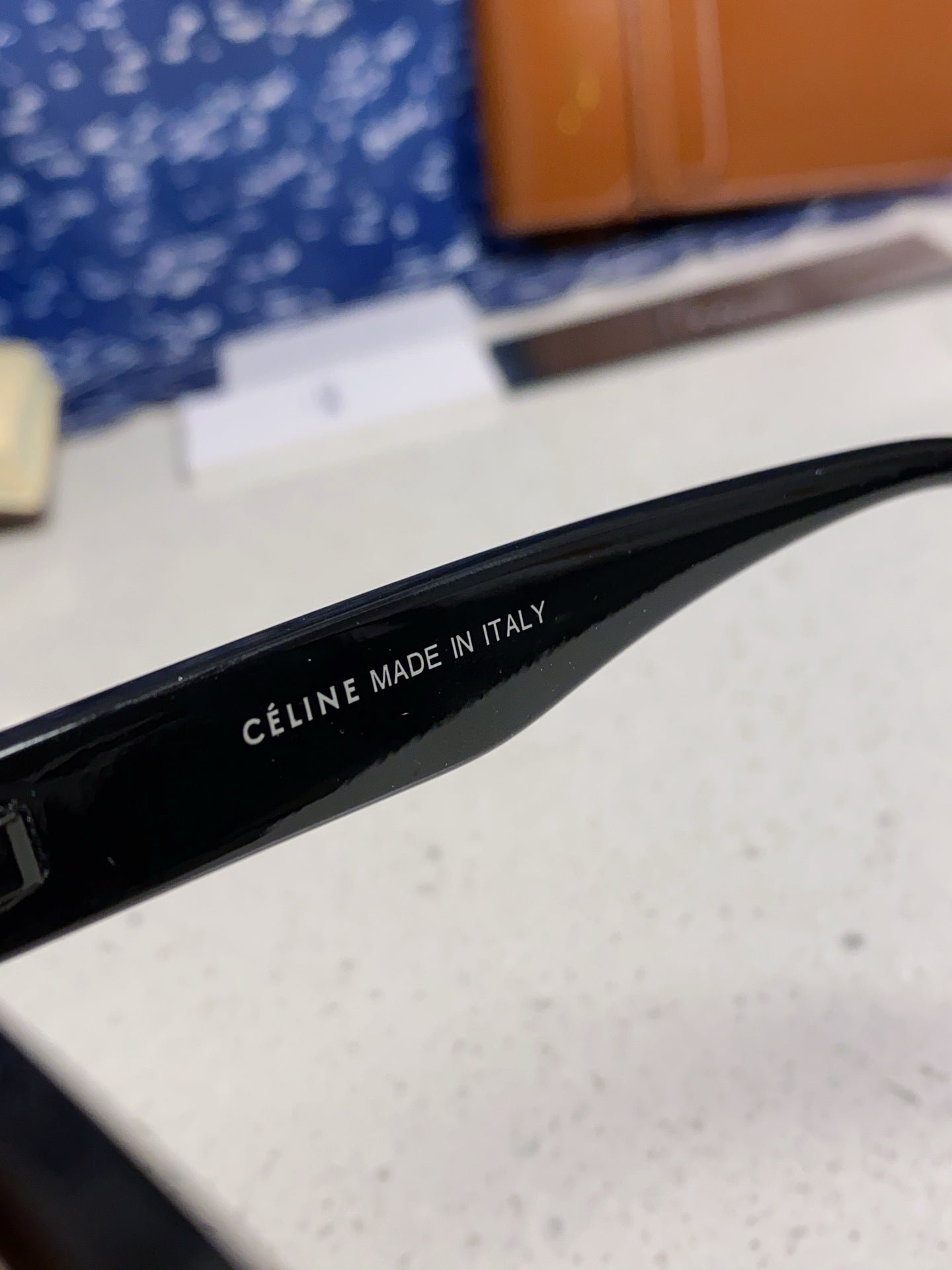 CELINE Olive Yellow Lens Shades - Image 10