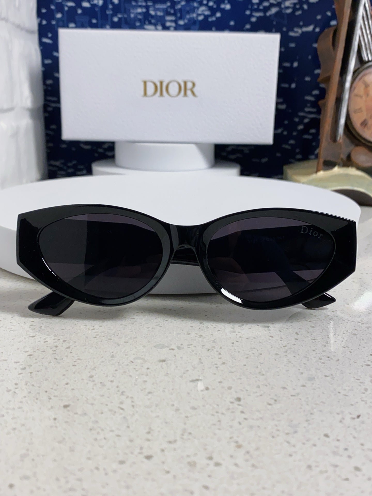 Alternative view of DIOR MONTAIGNE SUNGLASS 578115 IN BLACK ACETATE