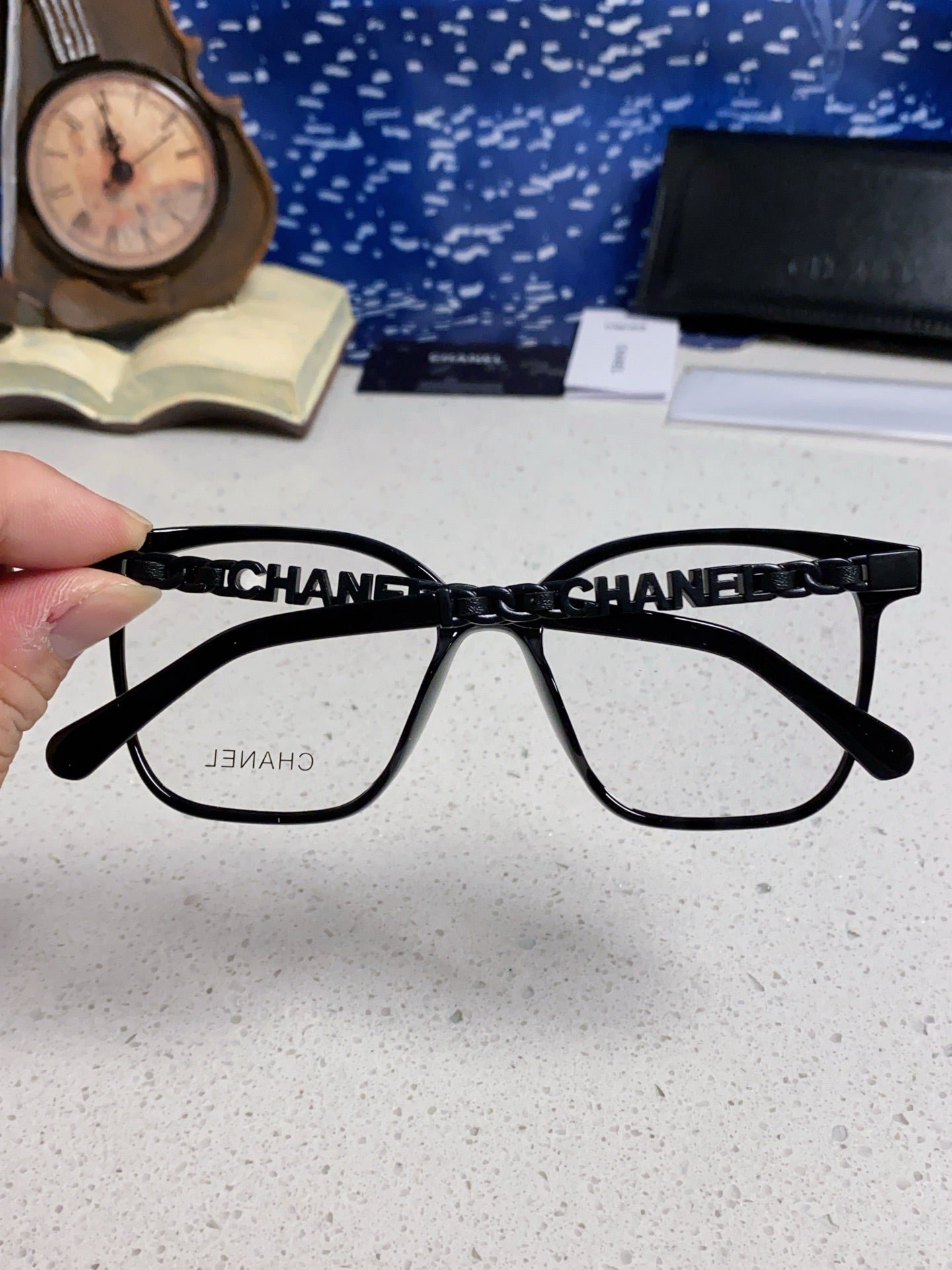 Chanel Metal Chain Optical Glasses - Image 8