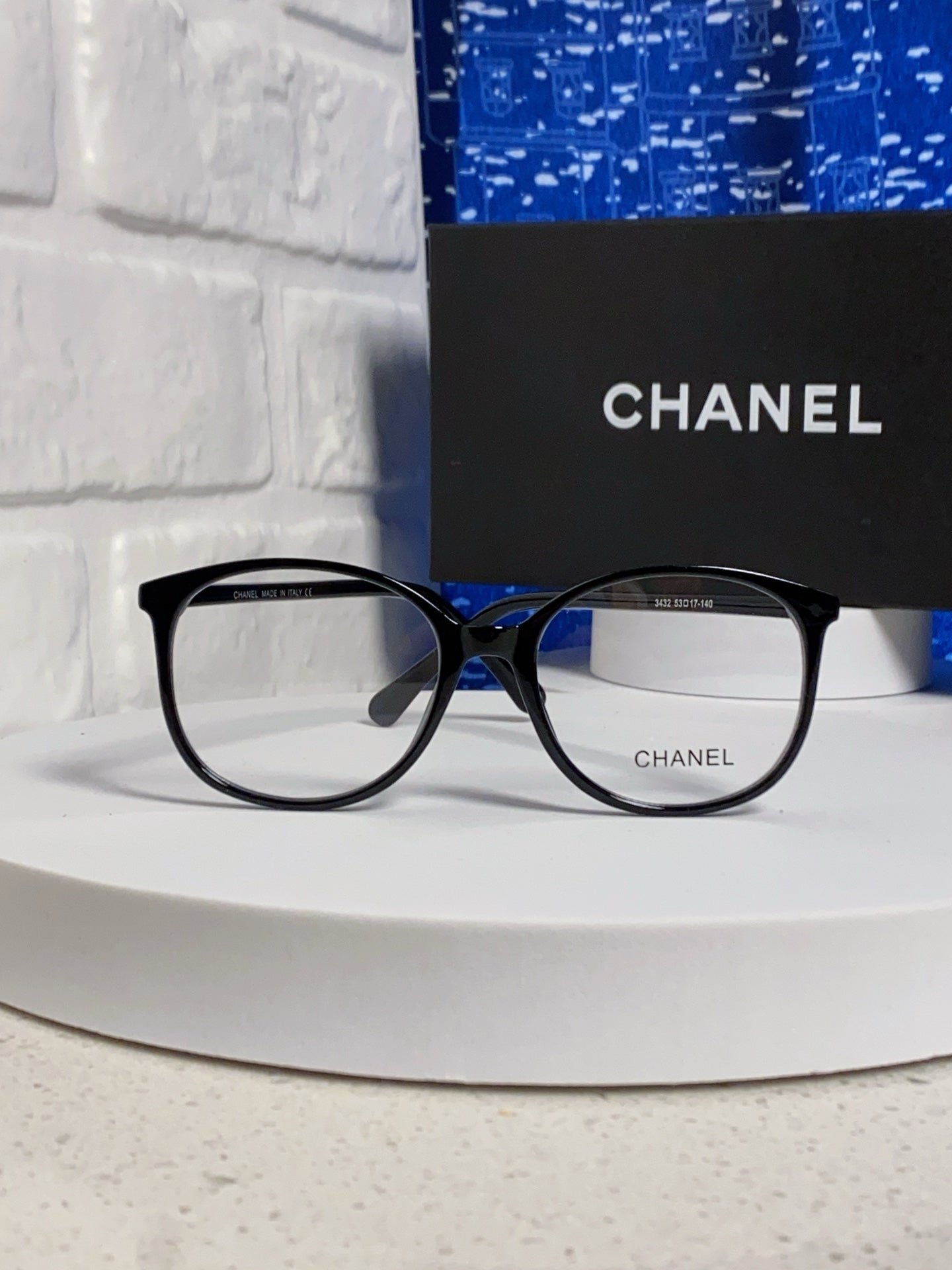 Chanel Black Round Optical Glasses - Image 8