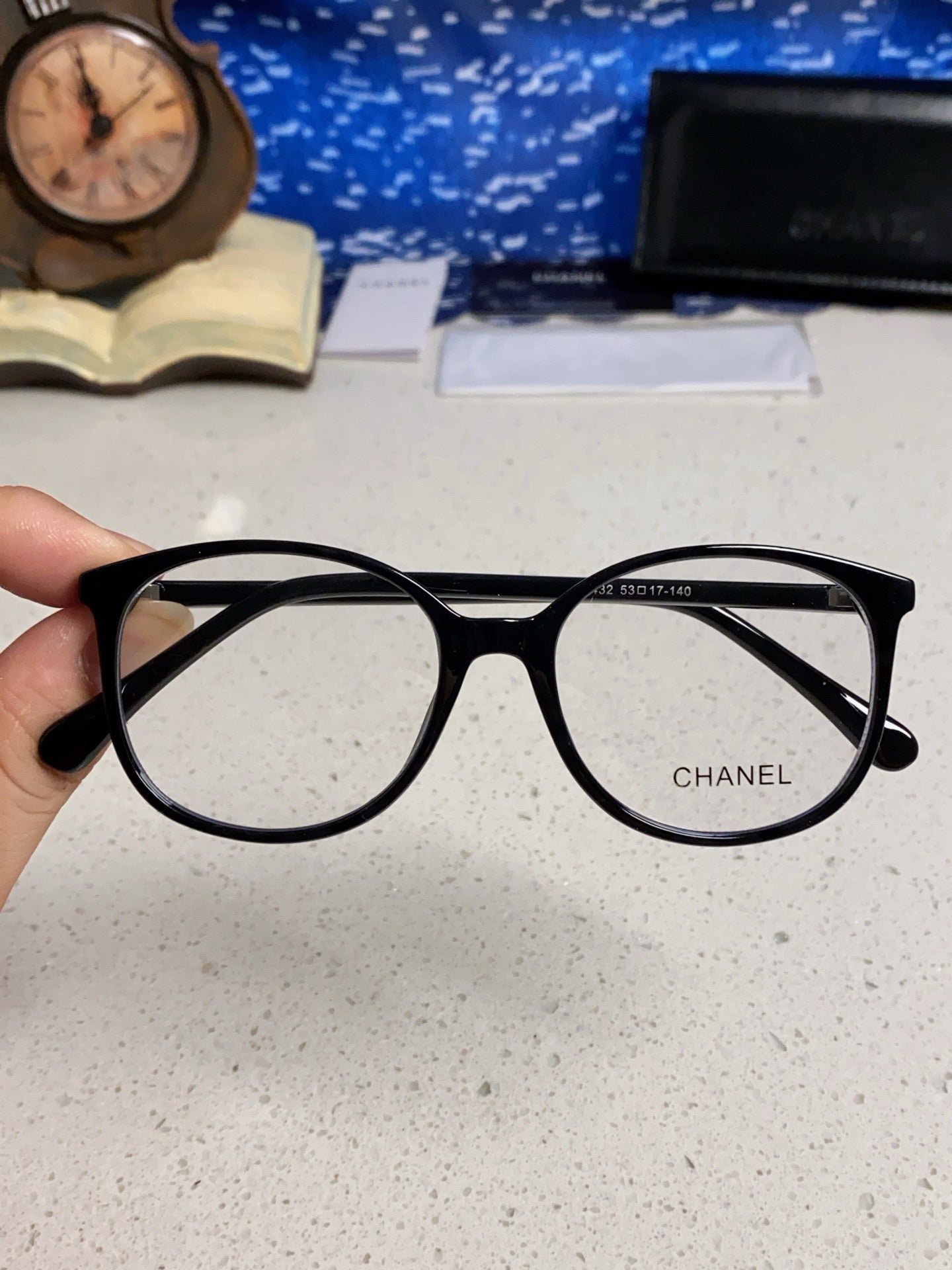 Chanel Black Round Optical Glasses - Image 6