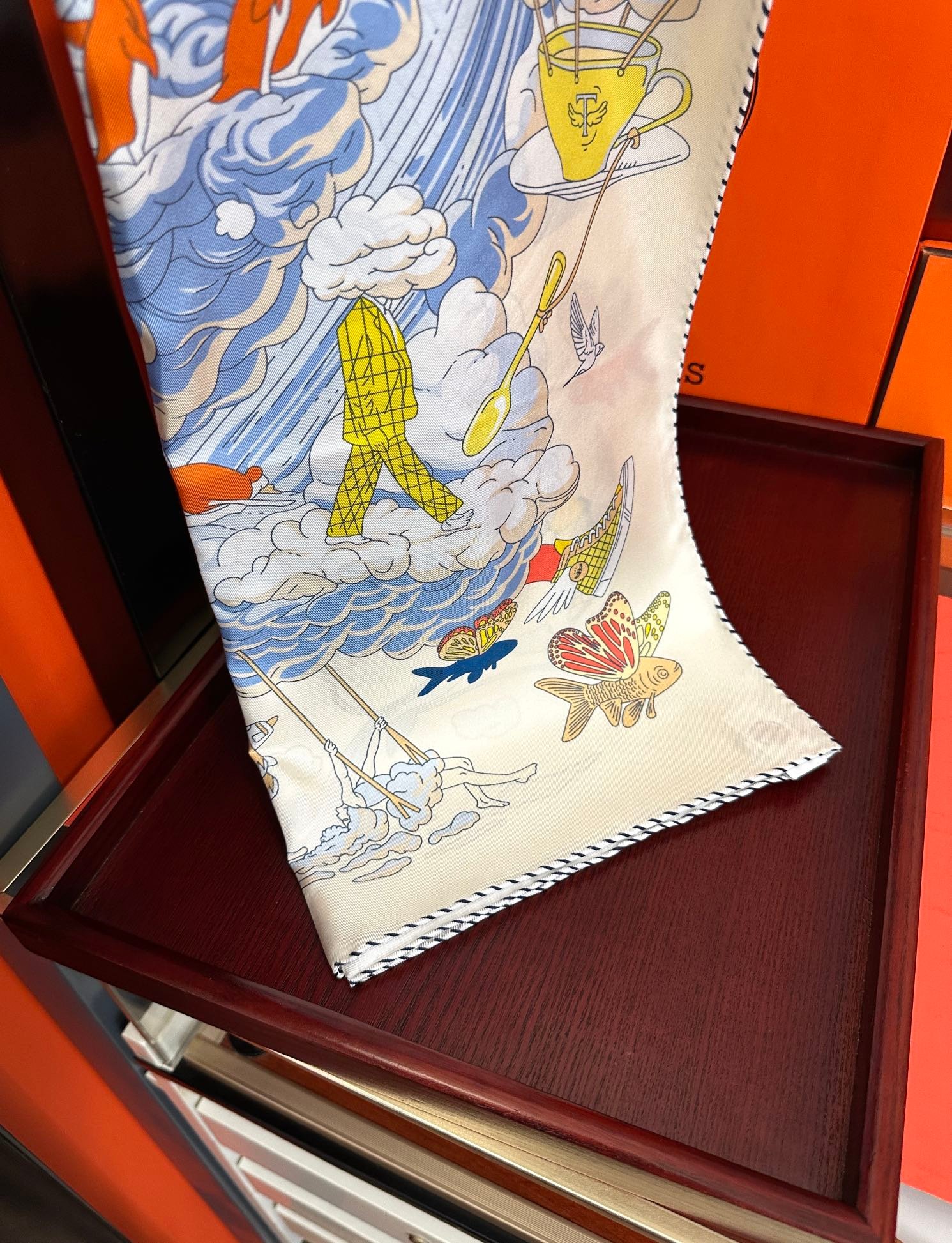 Hermès Nautical Printed Silk Scarf - Image 7