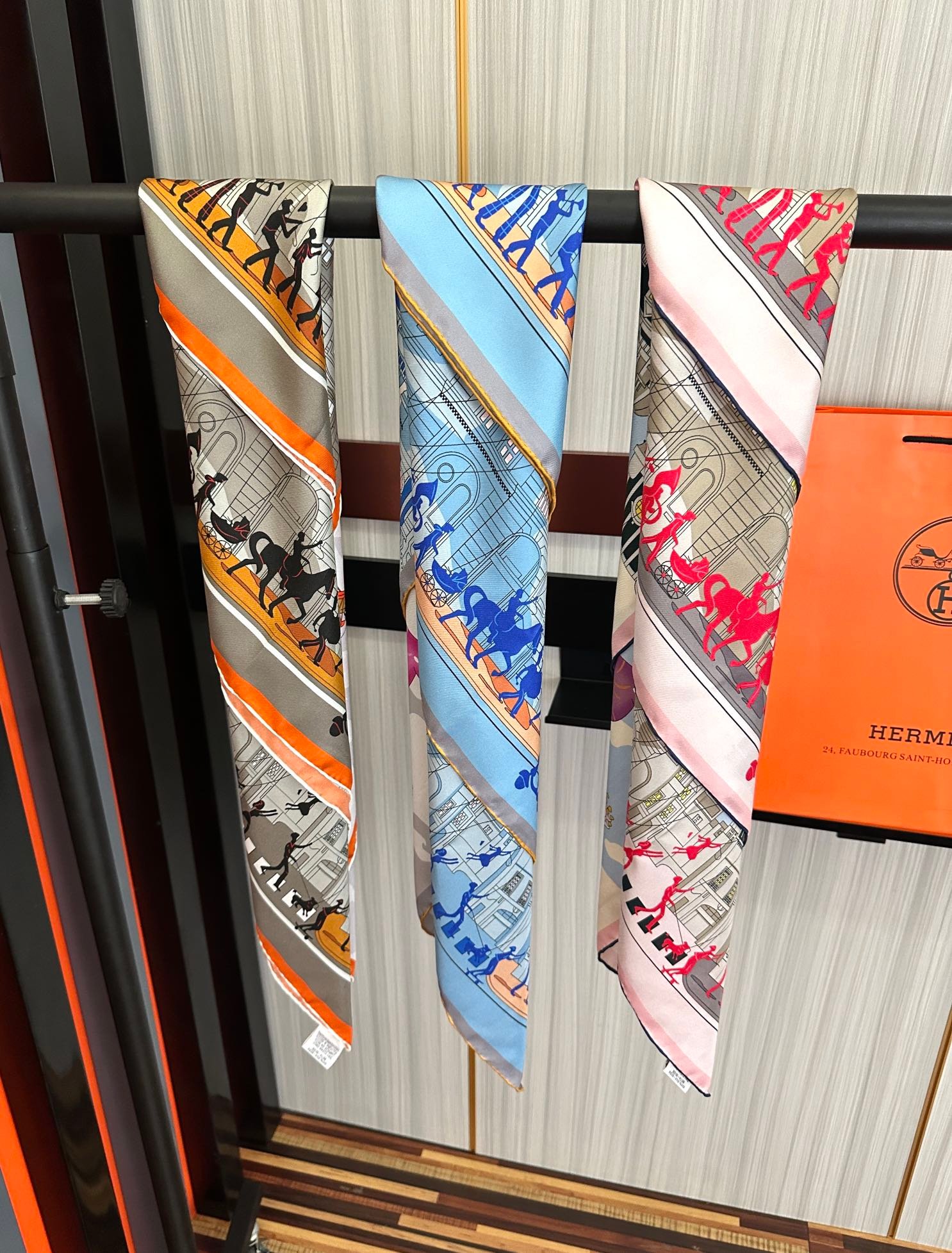 Hermès Ocean Cartoon Silk Scarf - Image 7