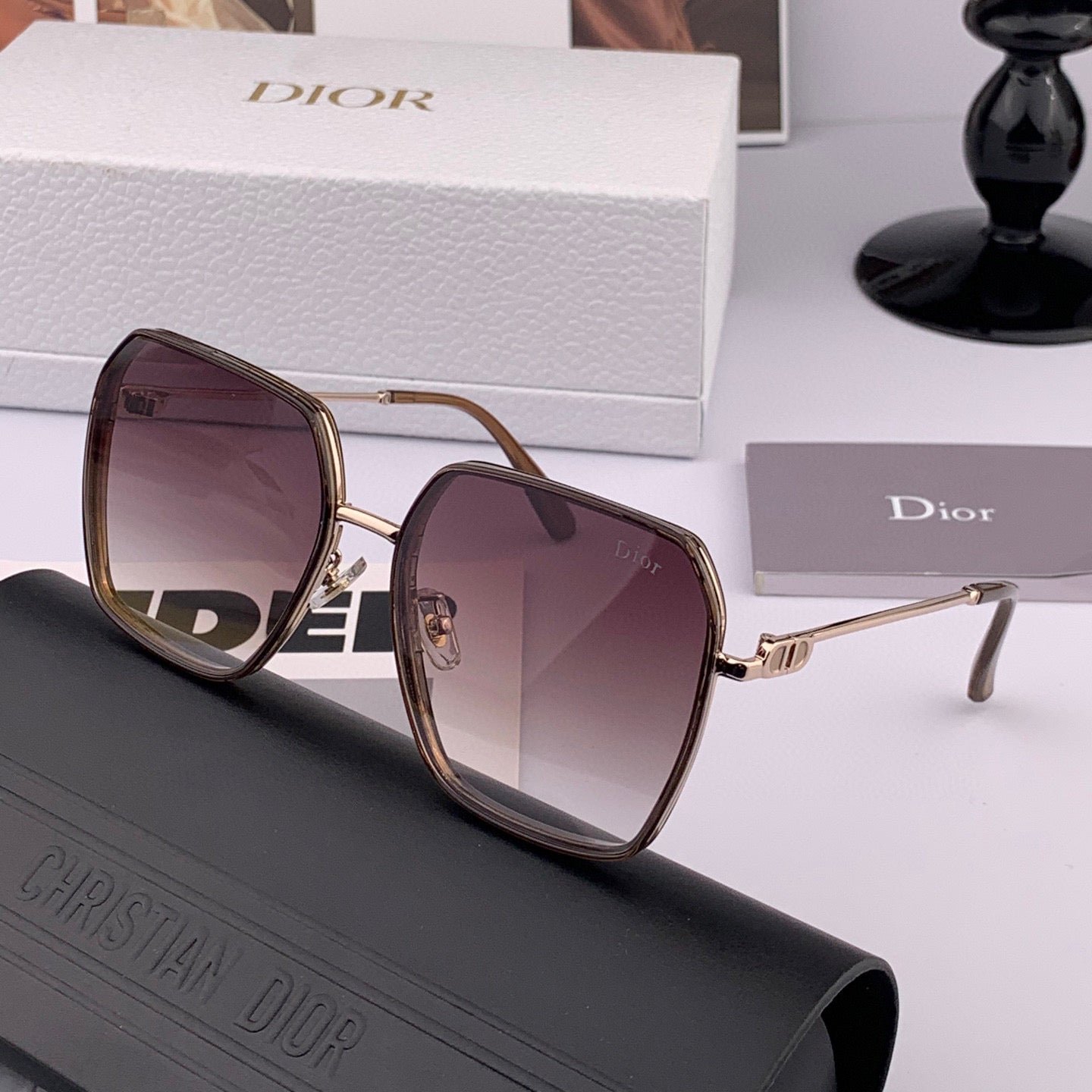 DIOR MONTAIGNE SUNGLASS D7635 IN METAL - Image 3