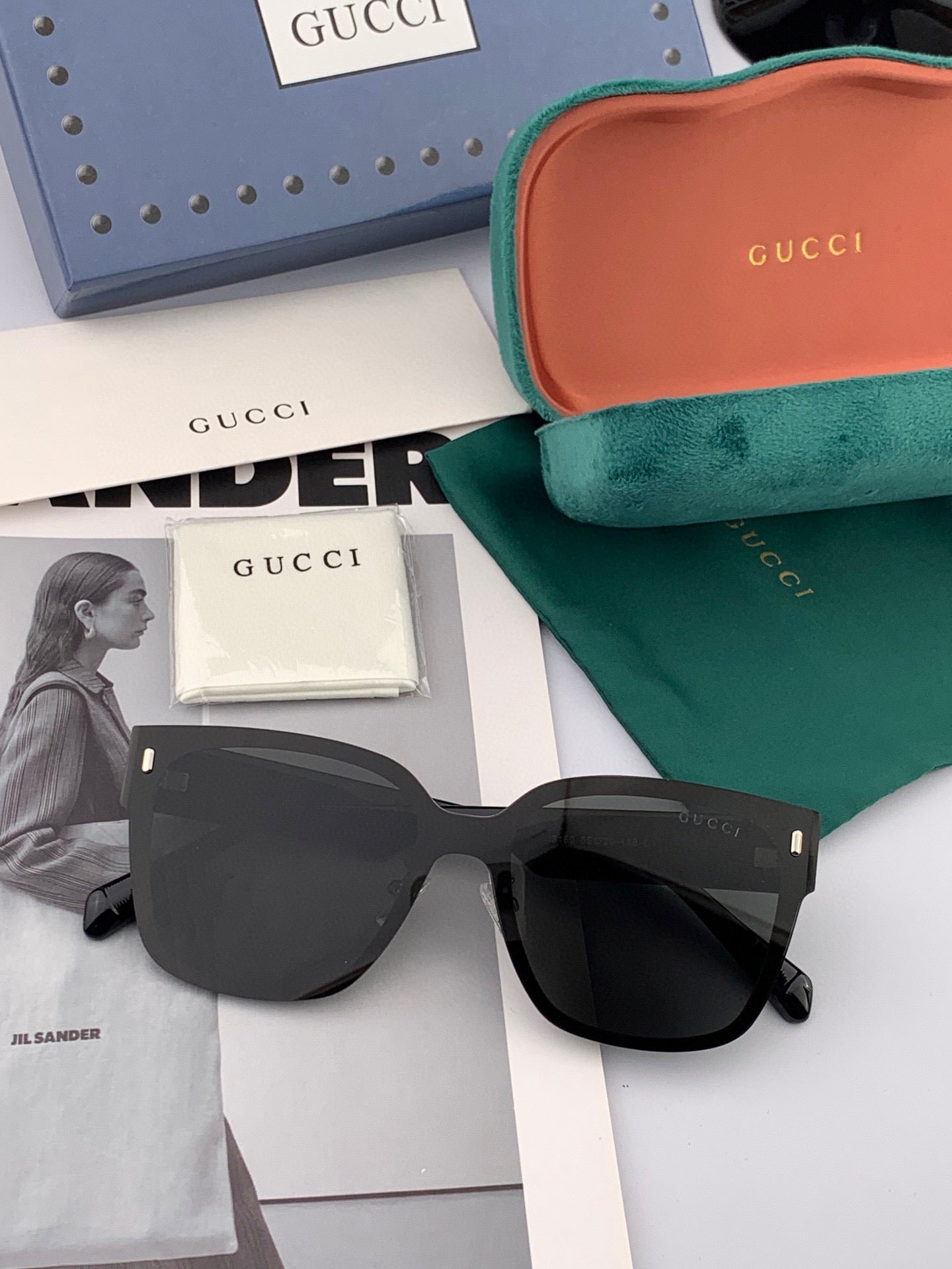 SQUARE FRAME SUNGLASSES G9316 IN ACETATE - Image 4