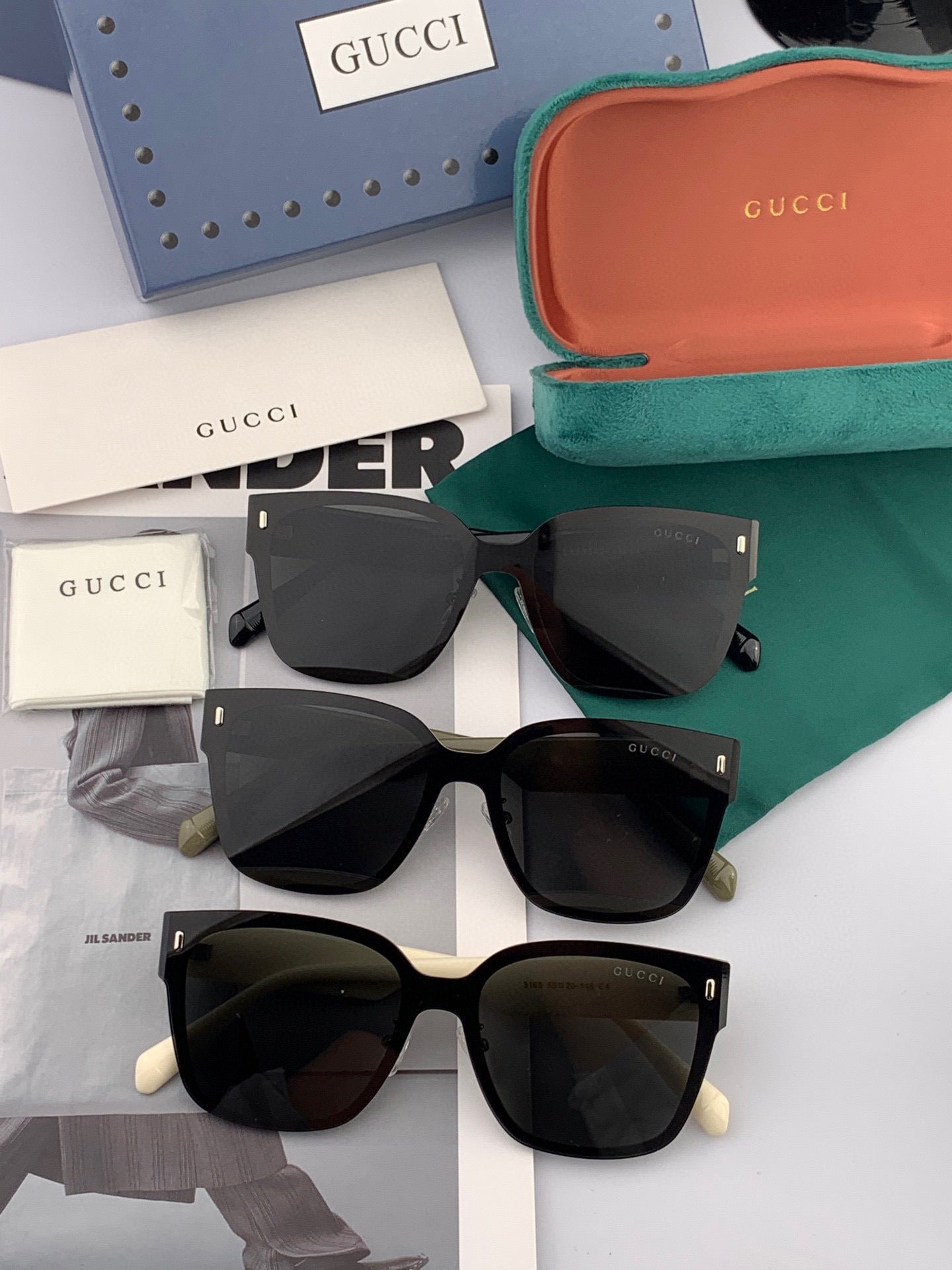 SQUARE FRAME SUNGLASSES G9316 IN ACETATE - Image 7