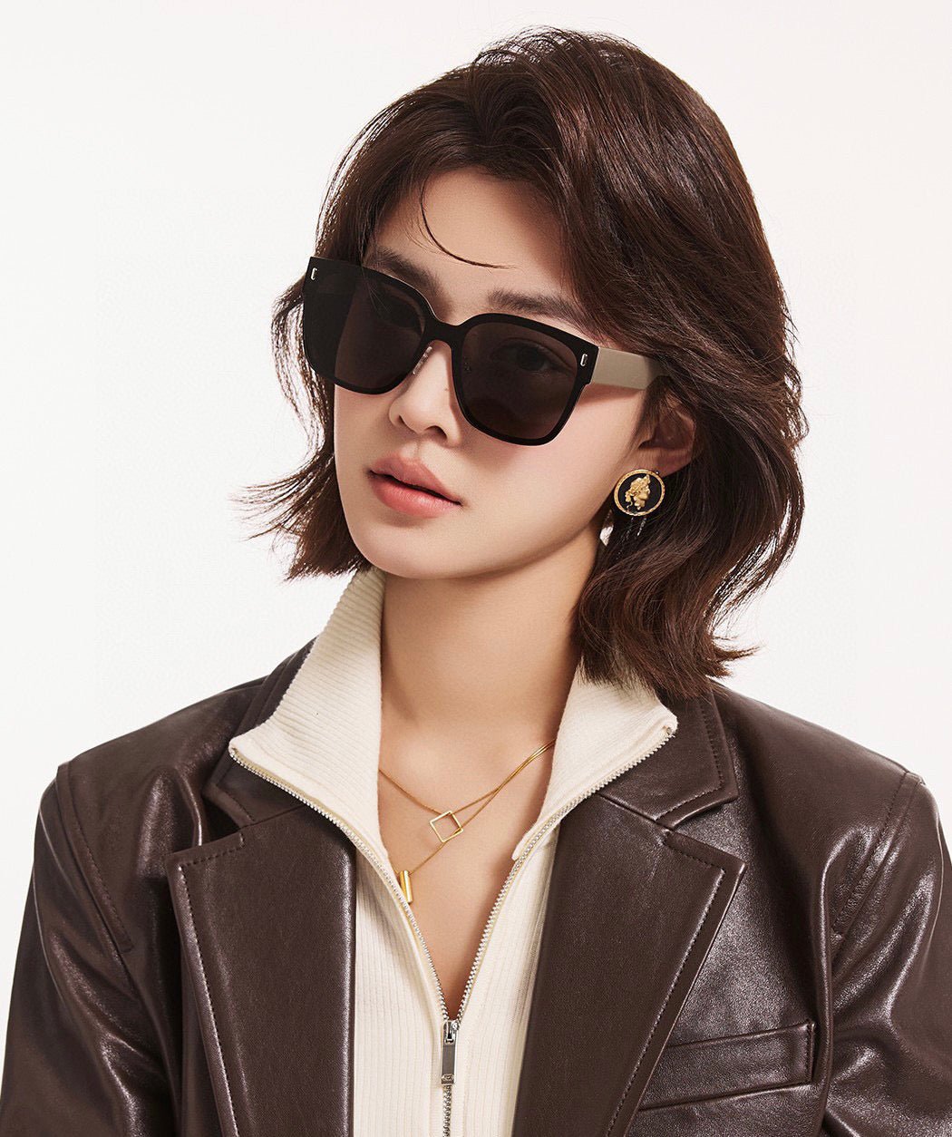 SQUARE FRAME SUNGLASSES G9316 IN ACETATE - Image 9