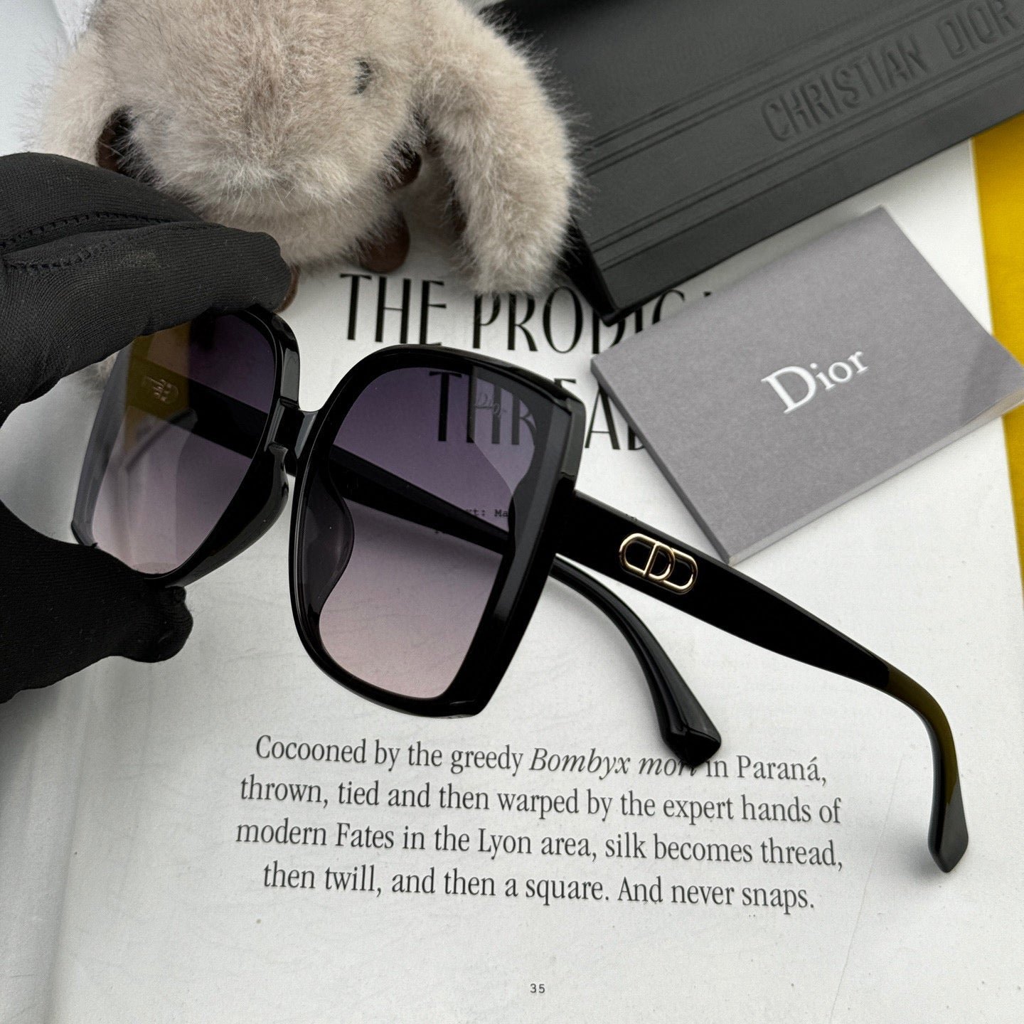 Alternative view of DIOR MONTAIGNE SUNGLASS CD3311 IN ACETATE