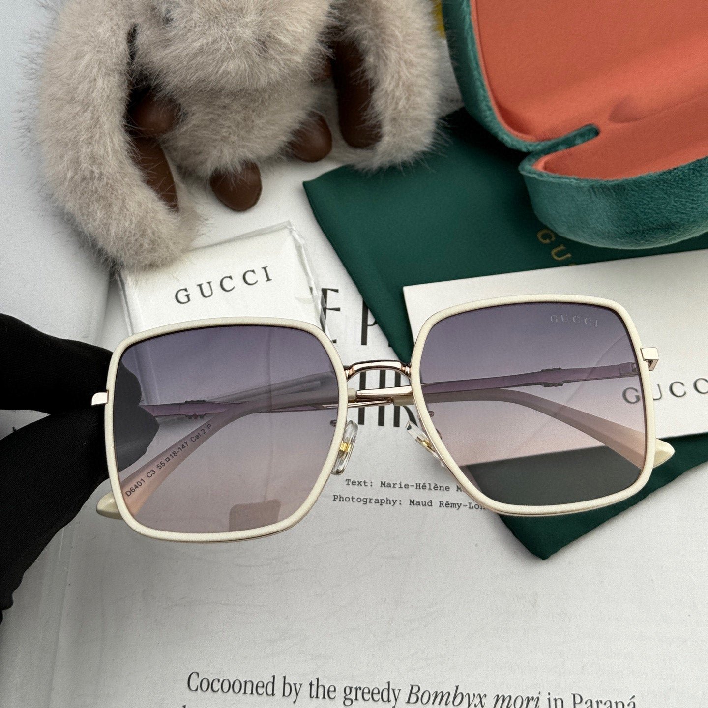 SQUARE FRAME SUNGLASSES G1640 IN METAL - Image 4
