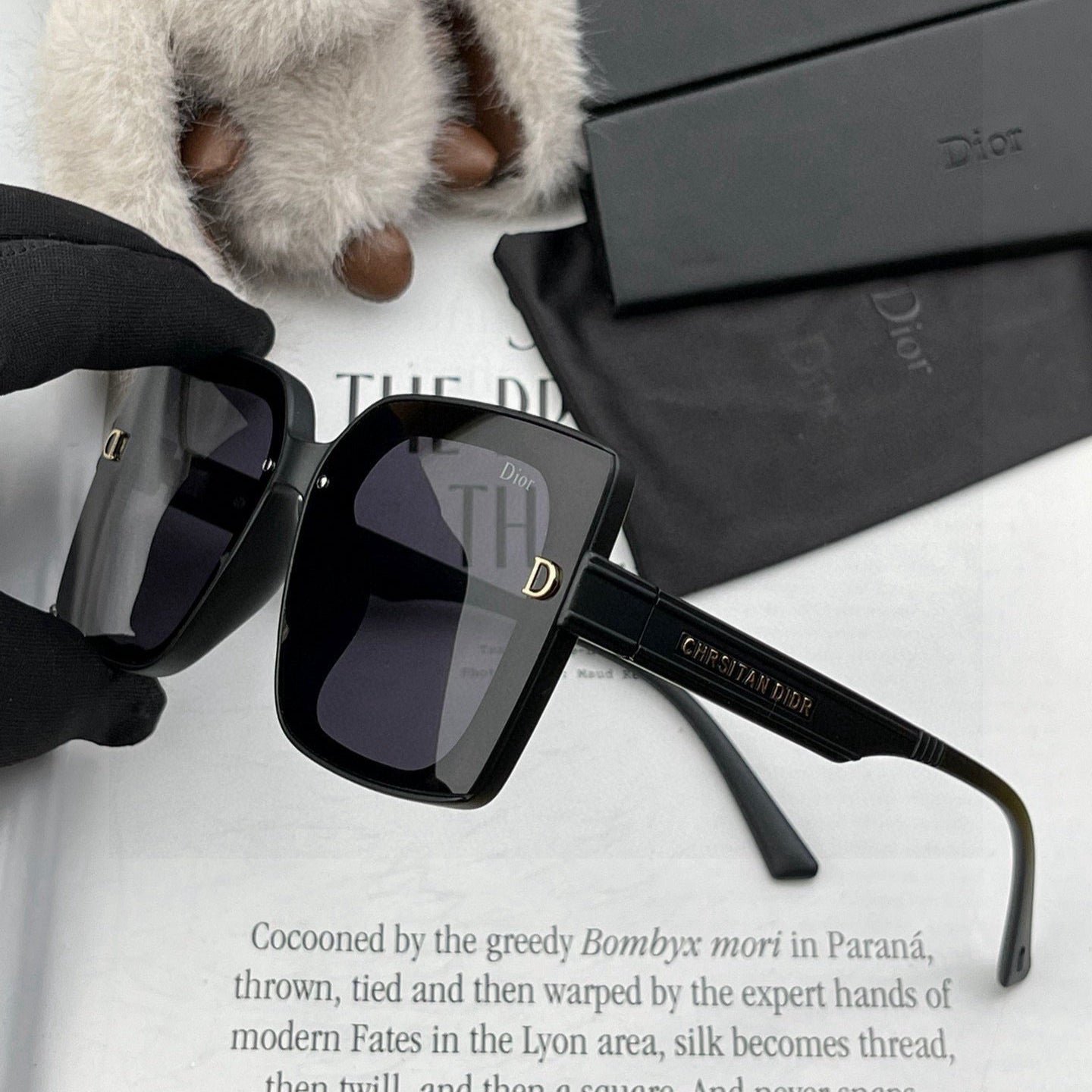 DIOR MONTAIGNE SUNGLASS CD1615 IN ACETATE - Image 3