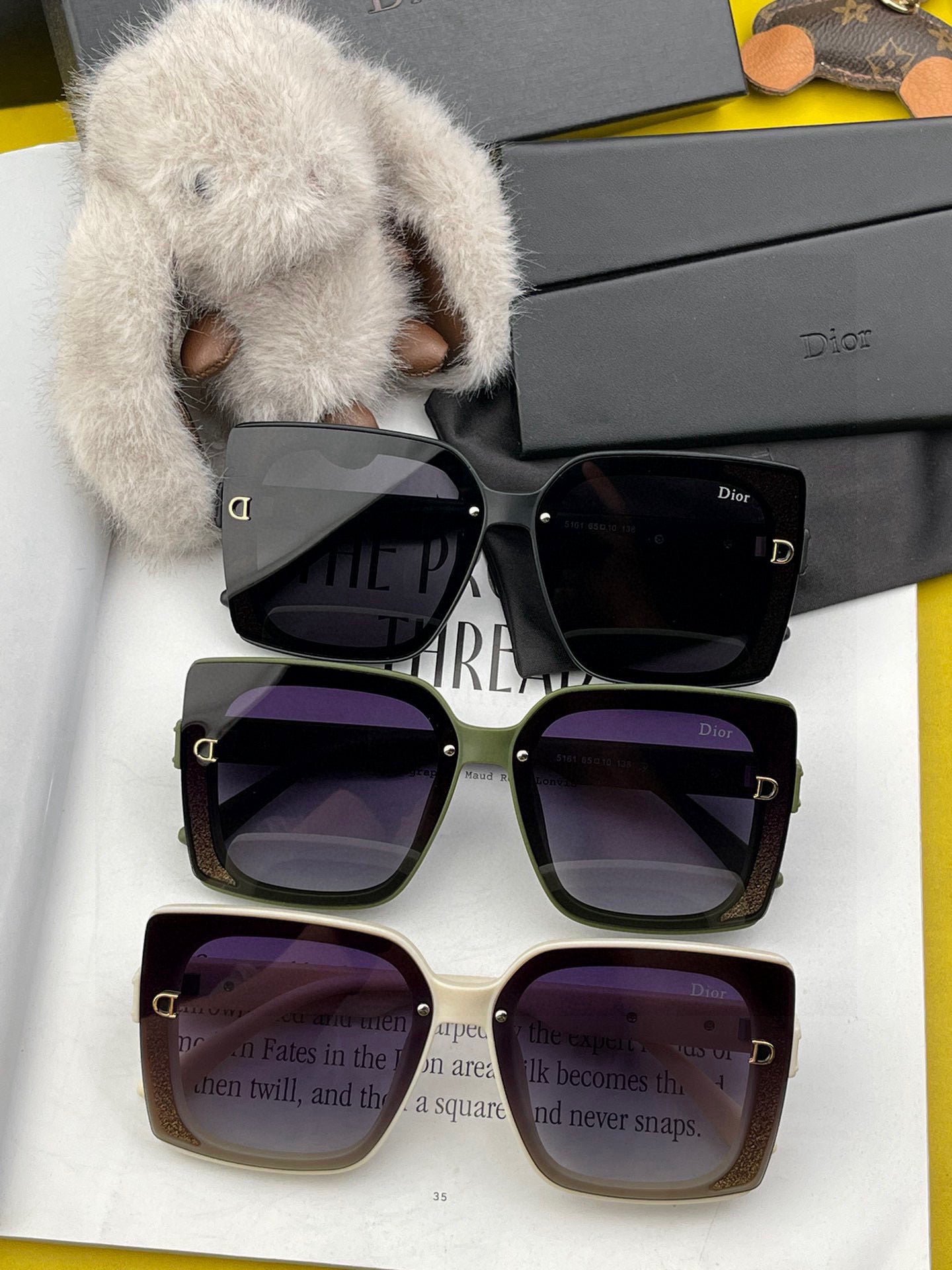 DIOR MONTAIGNE SUNGLASS CD1615 IN ACETATE - Image 9