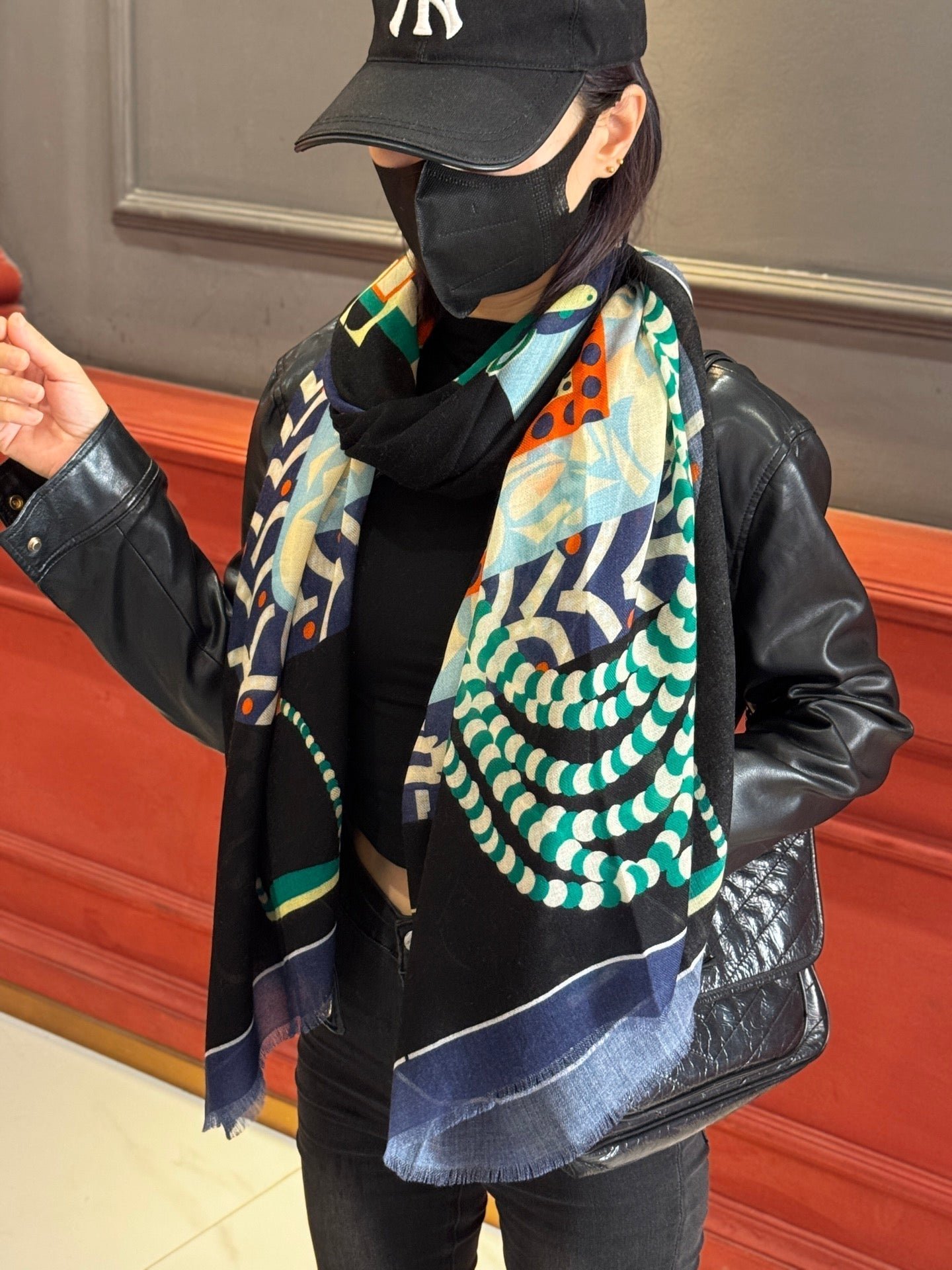 Hermès Silk Map Shawl - Image 3