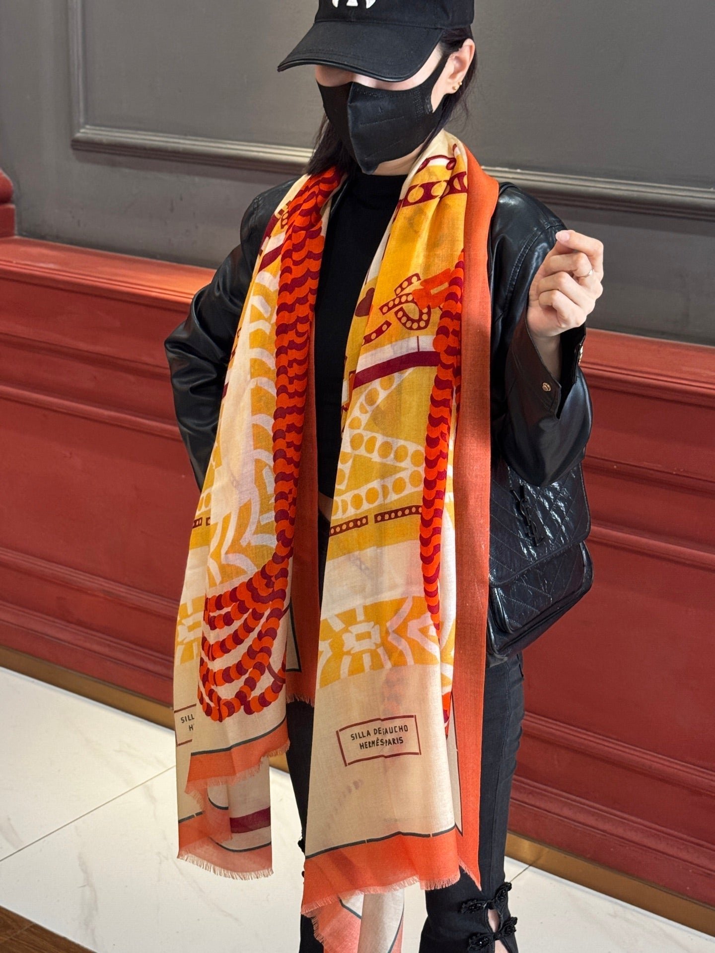 Hermès Silk Horse Twilly - Image 6