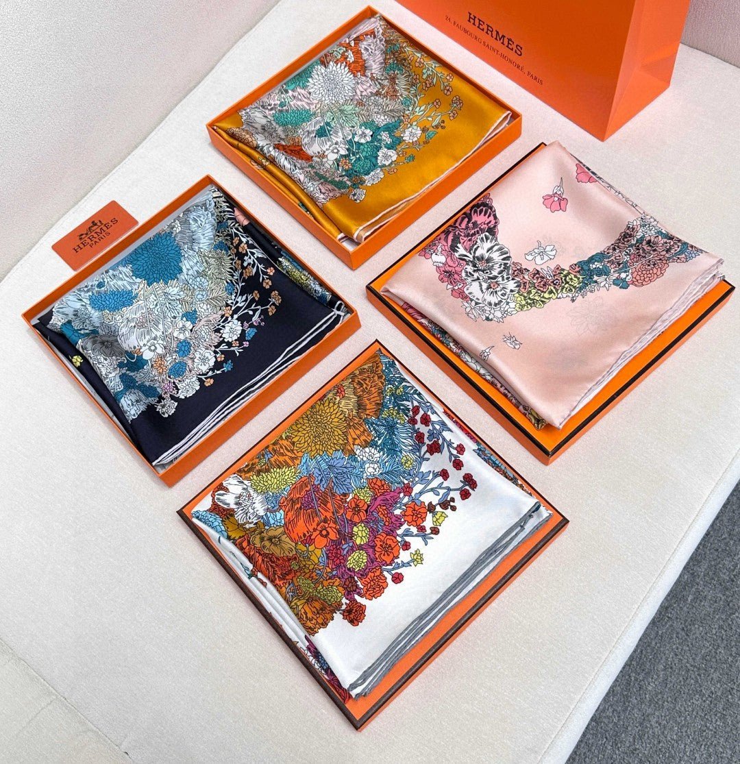 Hermès Cashmere Red Scarf - Image 9