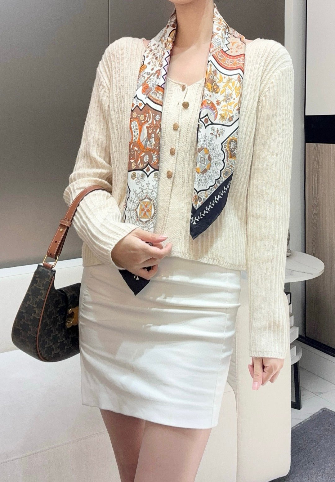 Hermès Paisley Silk Shawl - Image 4