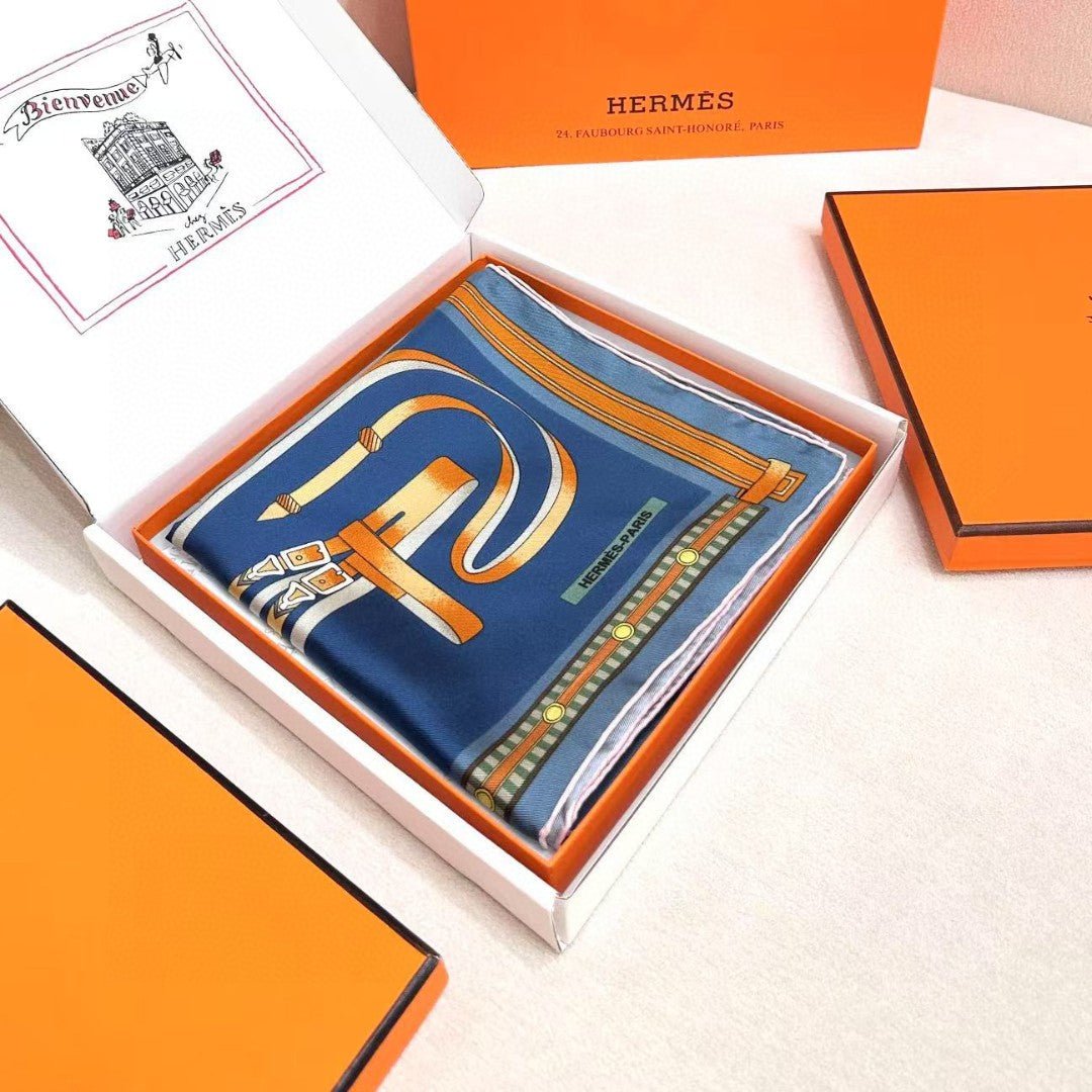 Alternative view of HERMES HERMES 25S SCARF 90 IN SILK 735839