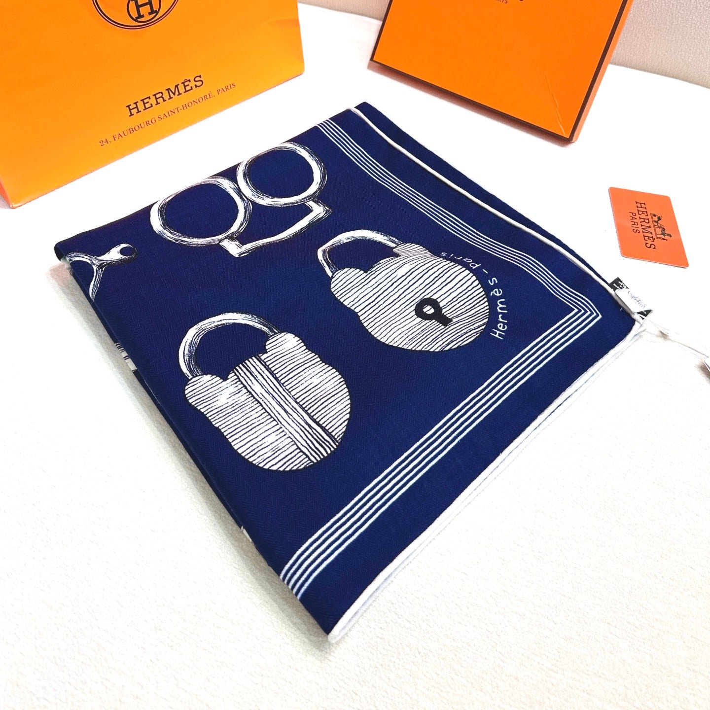 Hermès Silk Equestrian Scarf - Image 5