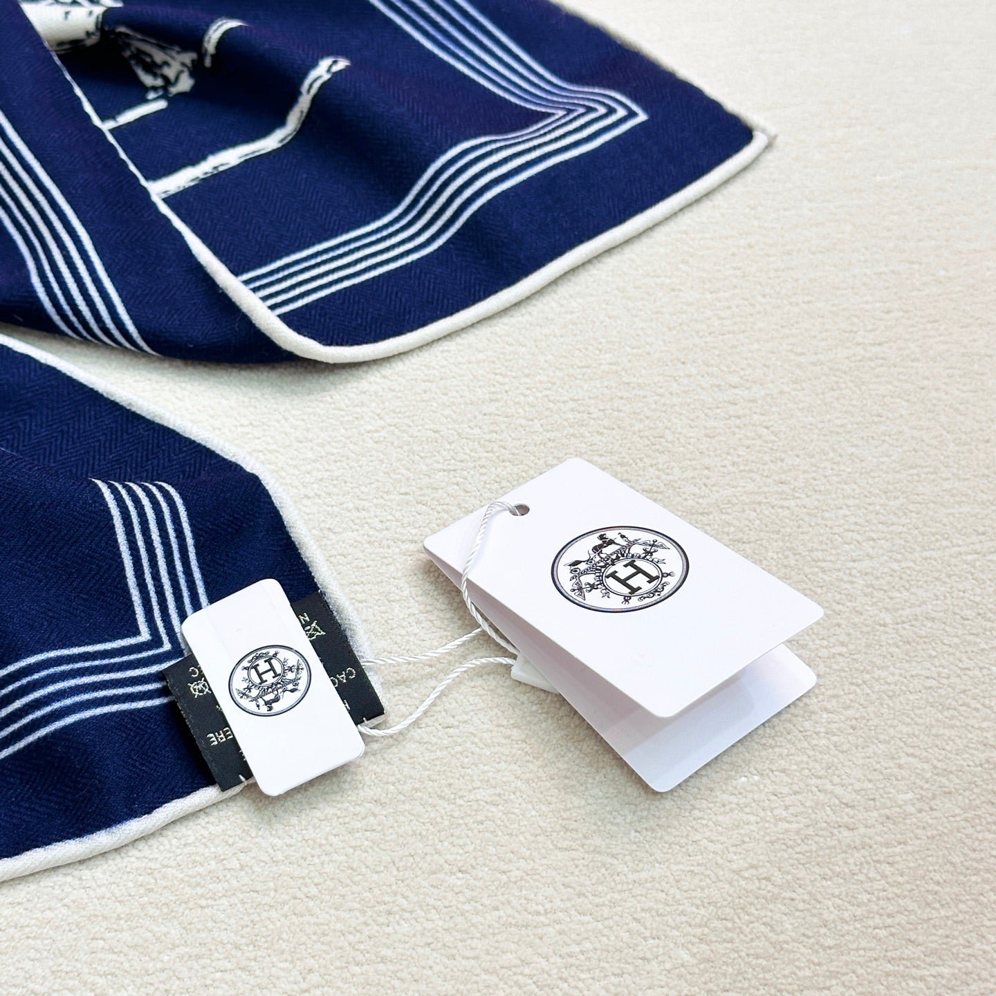 Hermès Silk Equestrian Scarf - Image 8