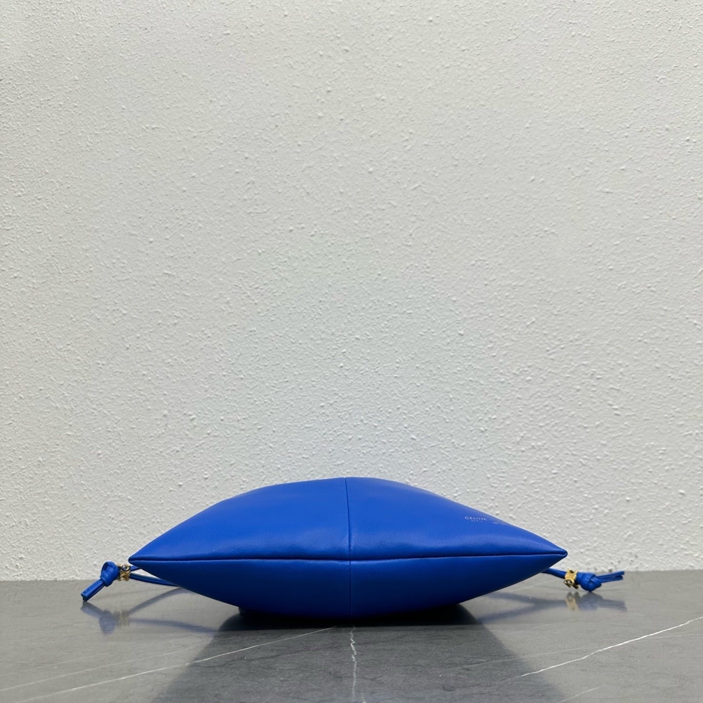 Celine Crystal Blue Lambskin Pouch - Image 9
