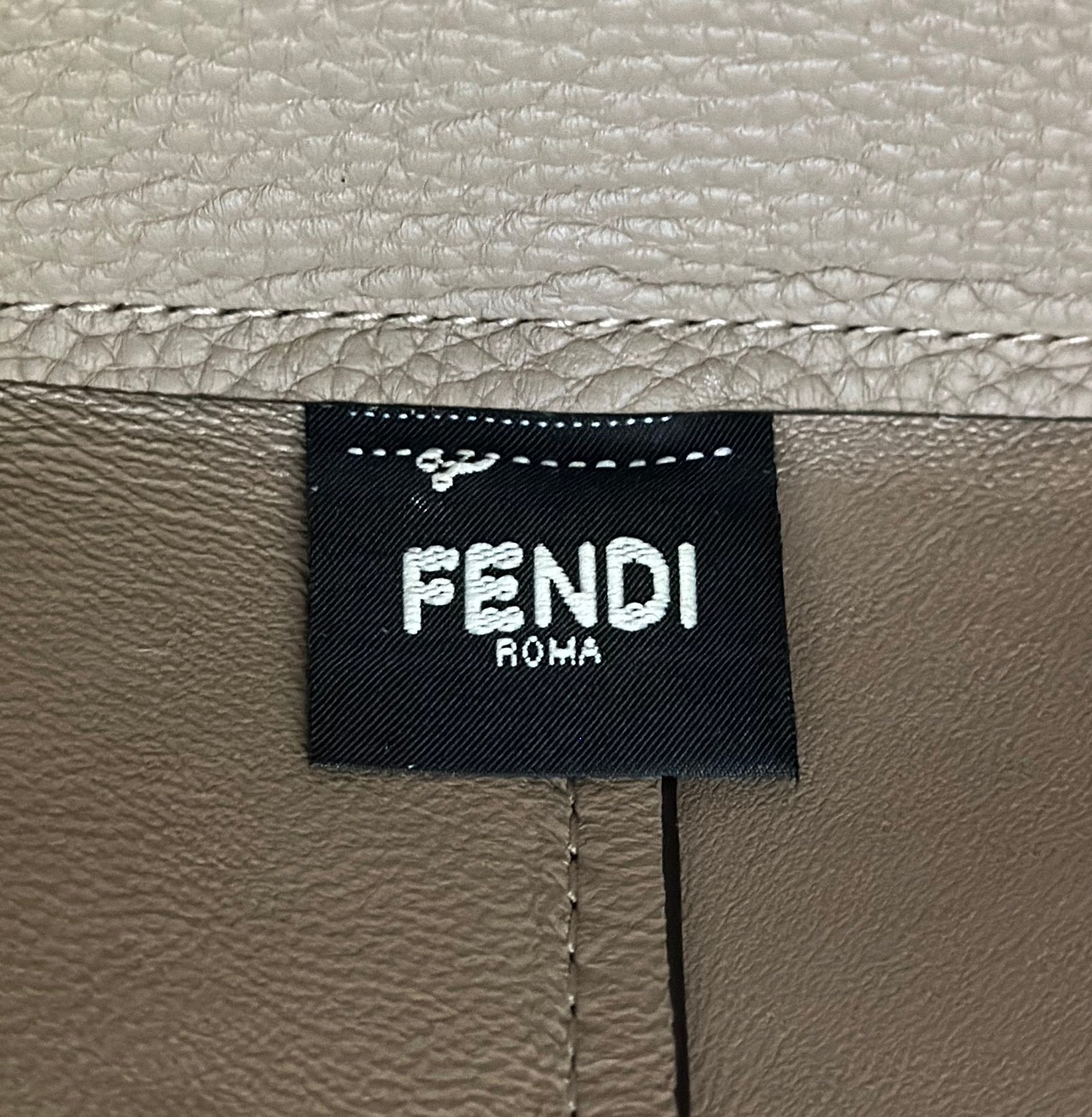 Fendi Selleria Large 29 Cedar Brown Calfskin Bag - Image 5