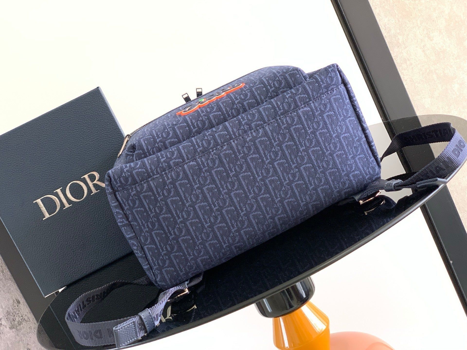 Dior Rider 2.0 Navy Oblique Backpack - Image 6