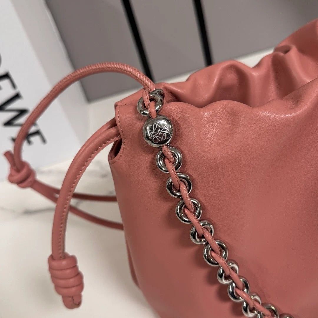 Loewe 2026 Medium Flamenco Purse 30cm Pink Nappa Lambskin - Image 4