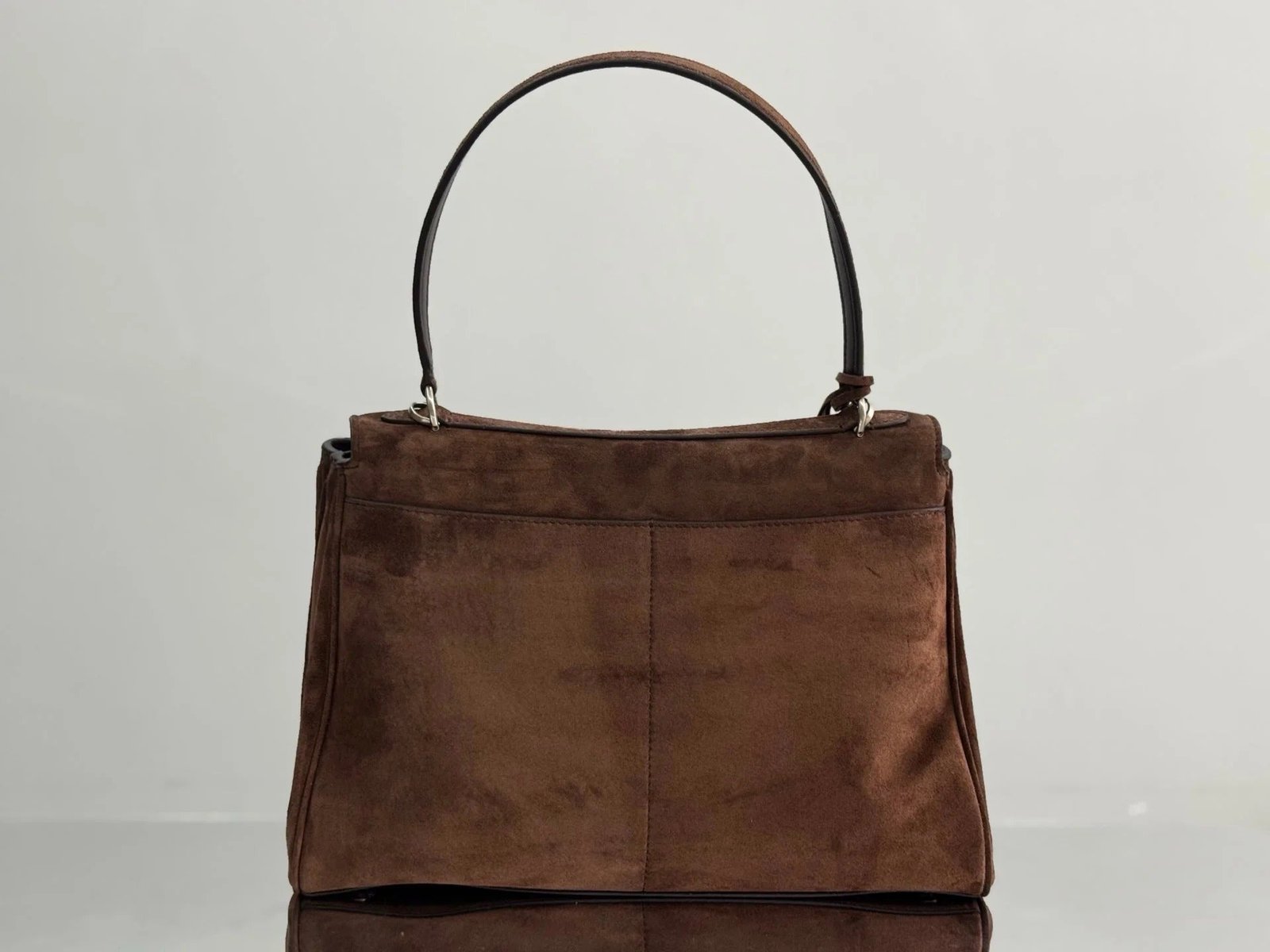 Alternative view of Balenciaga Rodeo Coffee Suede 35cm
