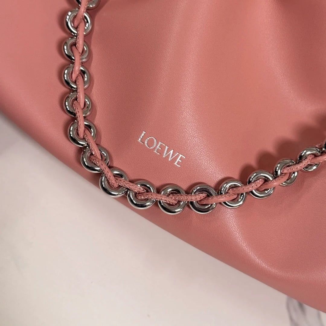 Loewe 2026 Medium Flamenco Purse 30cm Pink Nappa Lambskin - Image 5