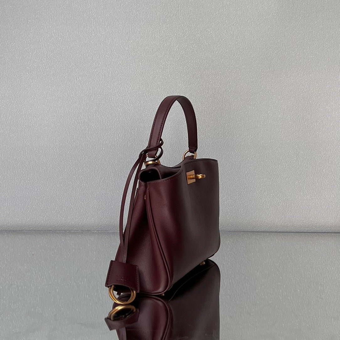 Alternative view of Balenciaga Rodeo Mini 22cm Burgundy Calfskin