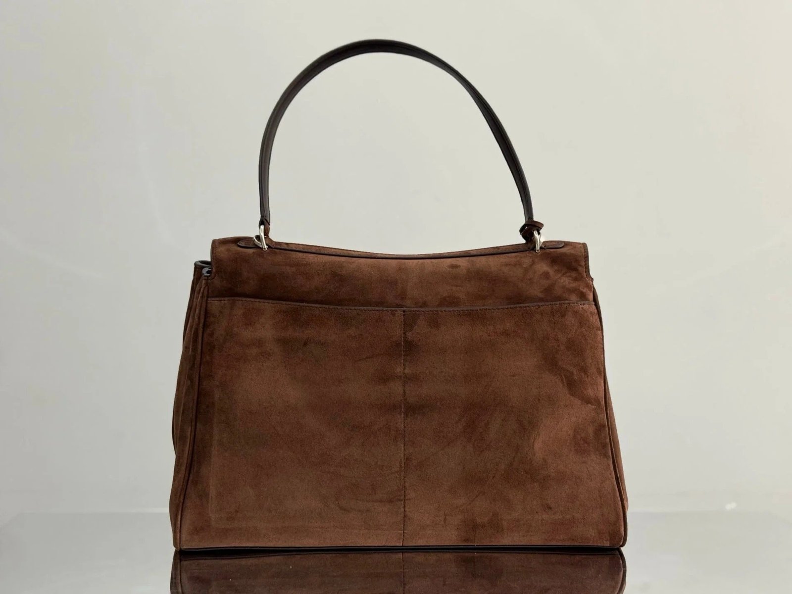 Alternative view of Balenciaga Rodeo Coffee Suede 40cm