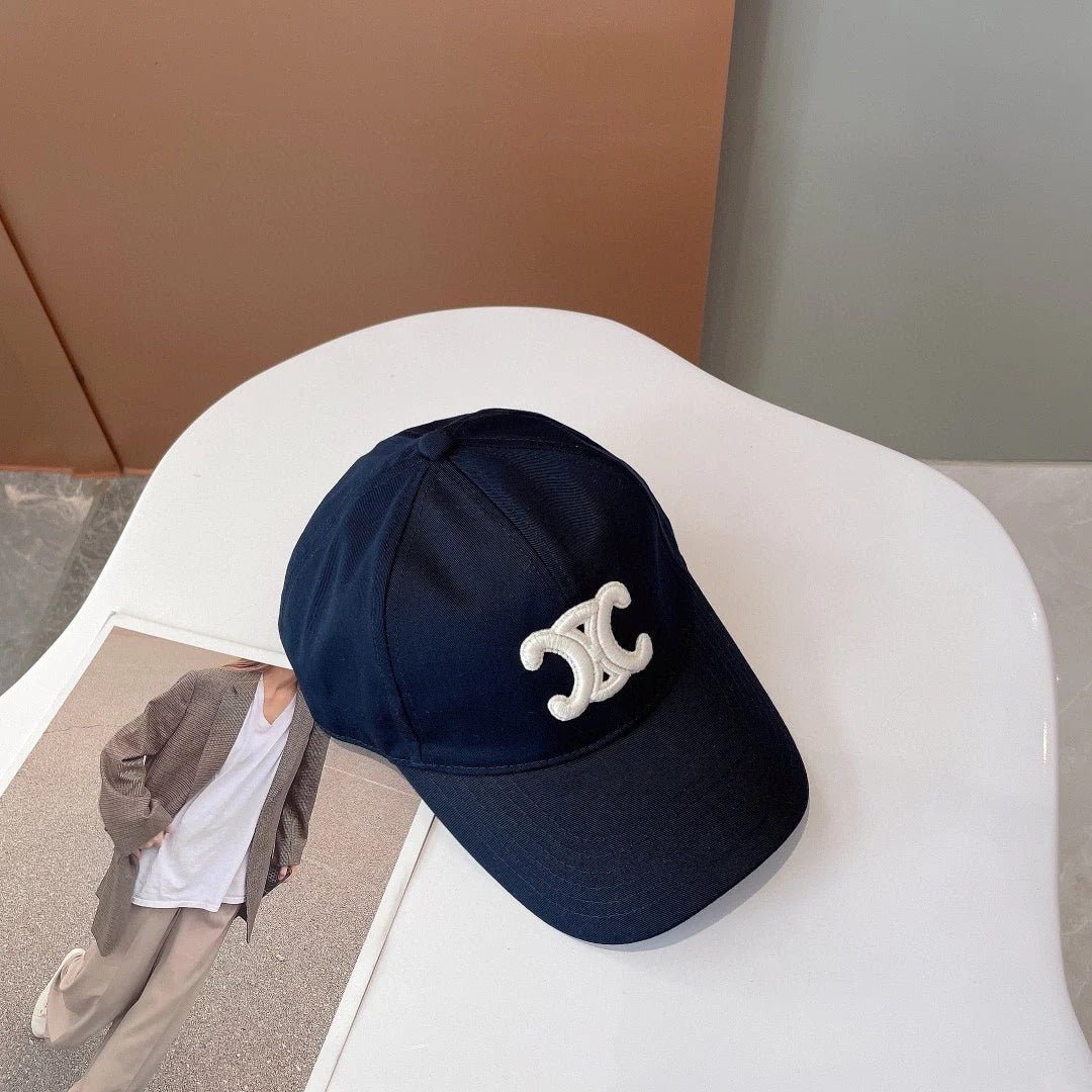 Alternative view of Celine Triomphe Black Canvas Baseball Cap
