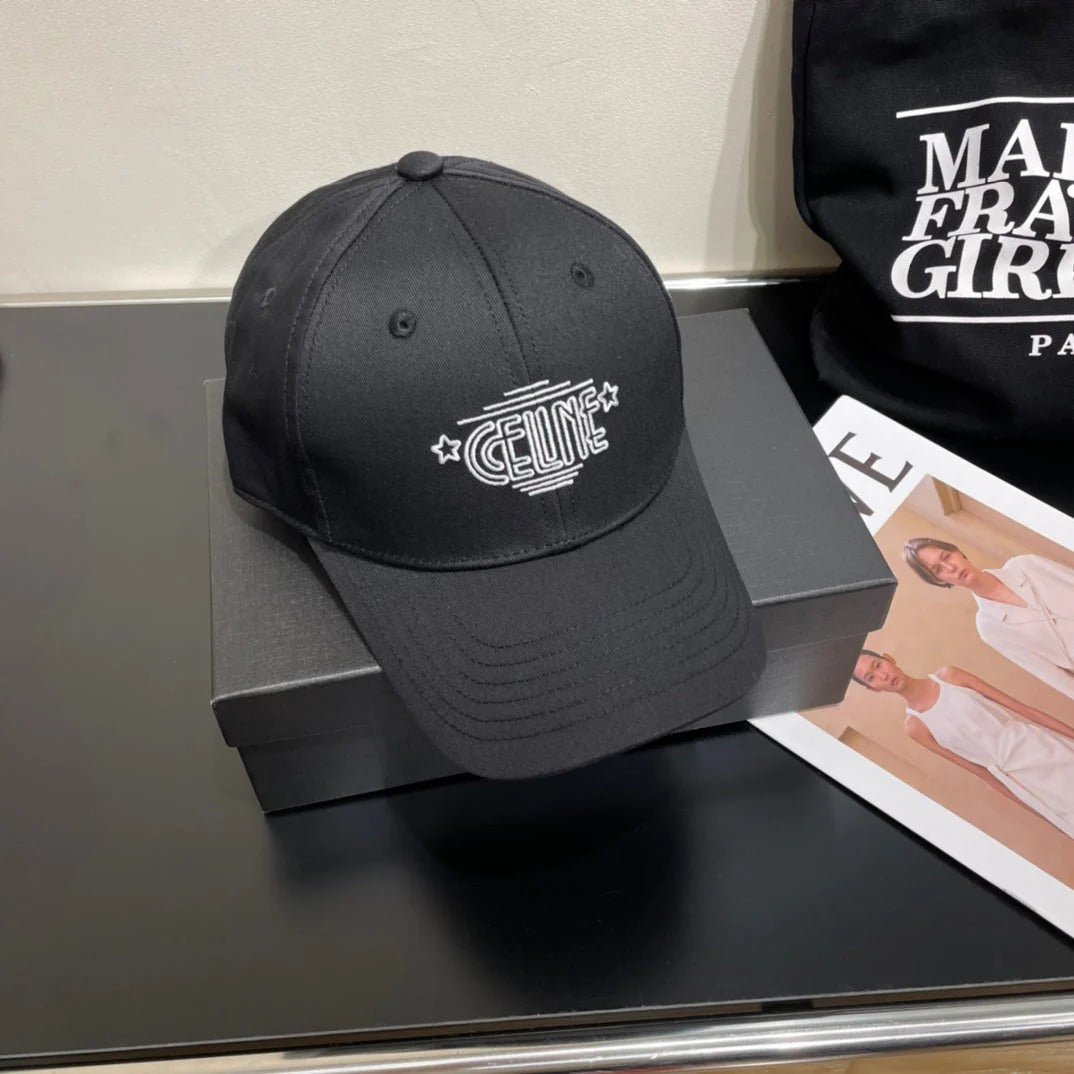 Alternative view of Celine 25S Black Canvas Baseball Cap