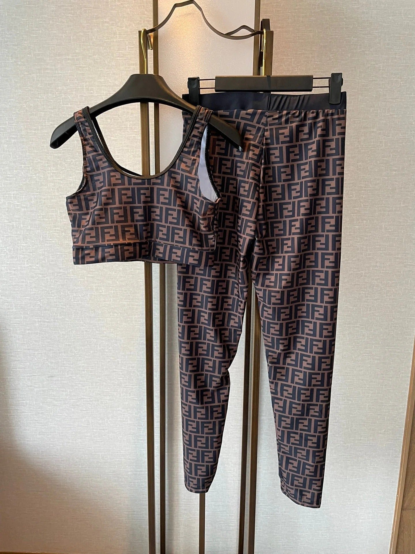 Alternative view of Fendi FF Print Activewear Set